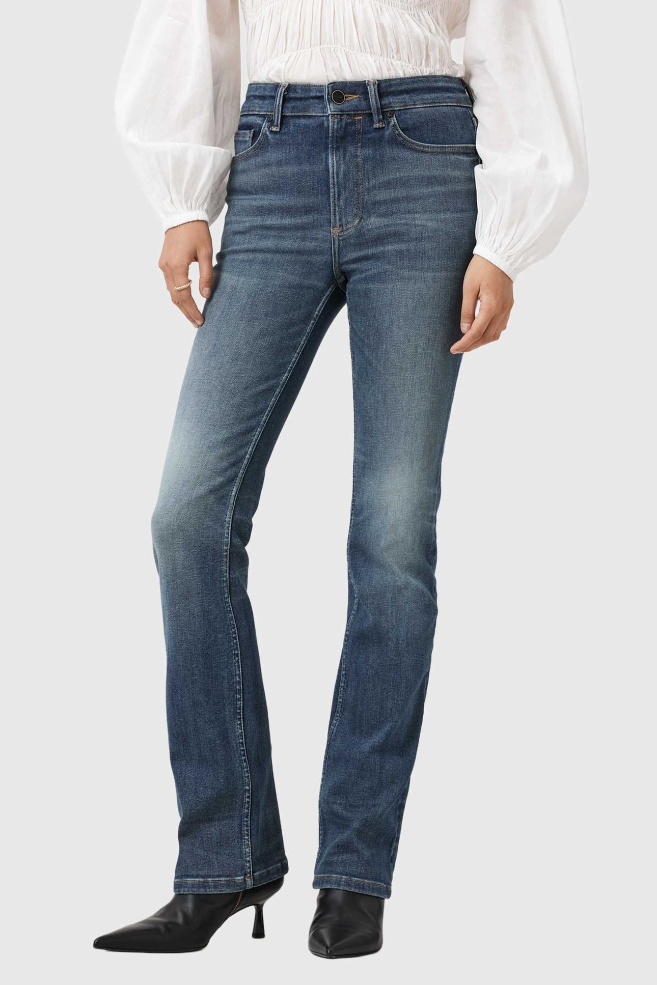 HALDAN SLIM BOOTCUT WASHED INDIGO 1