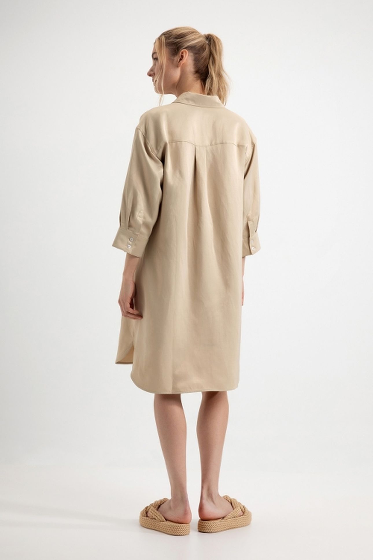 DAANTJE DRESS LIGHT KHAKI 3