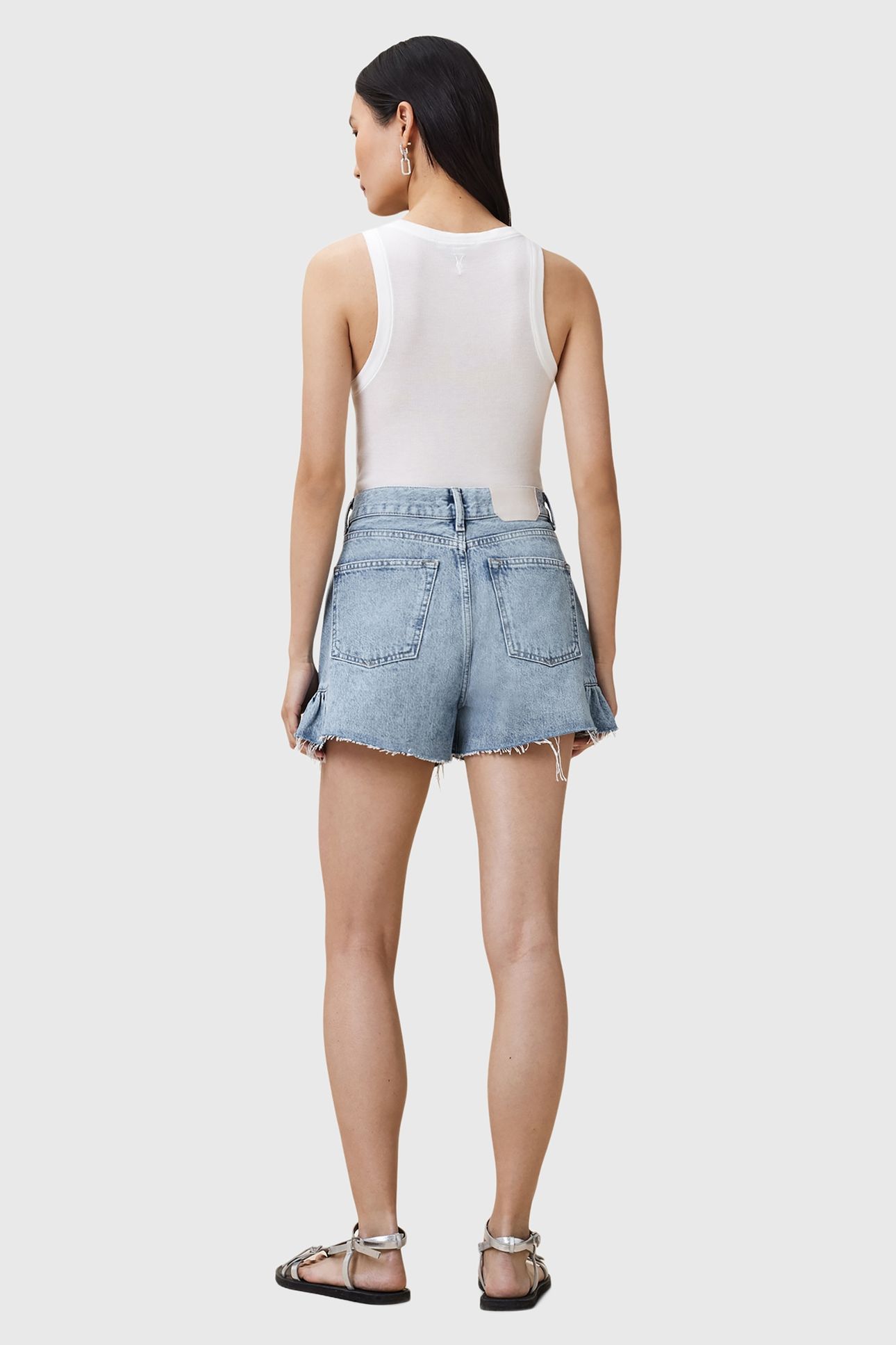 ELIANA DENIM SHORT LIGHT INDIGO 4