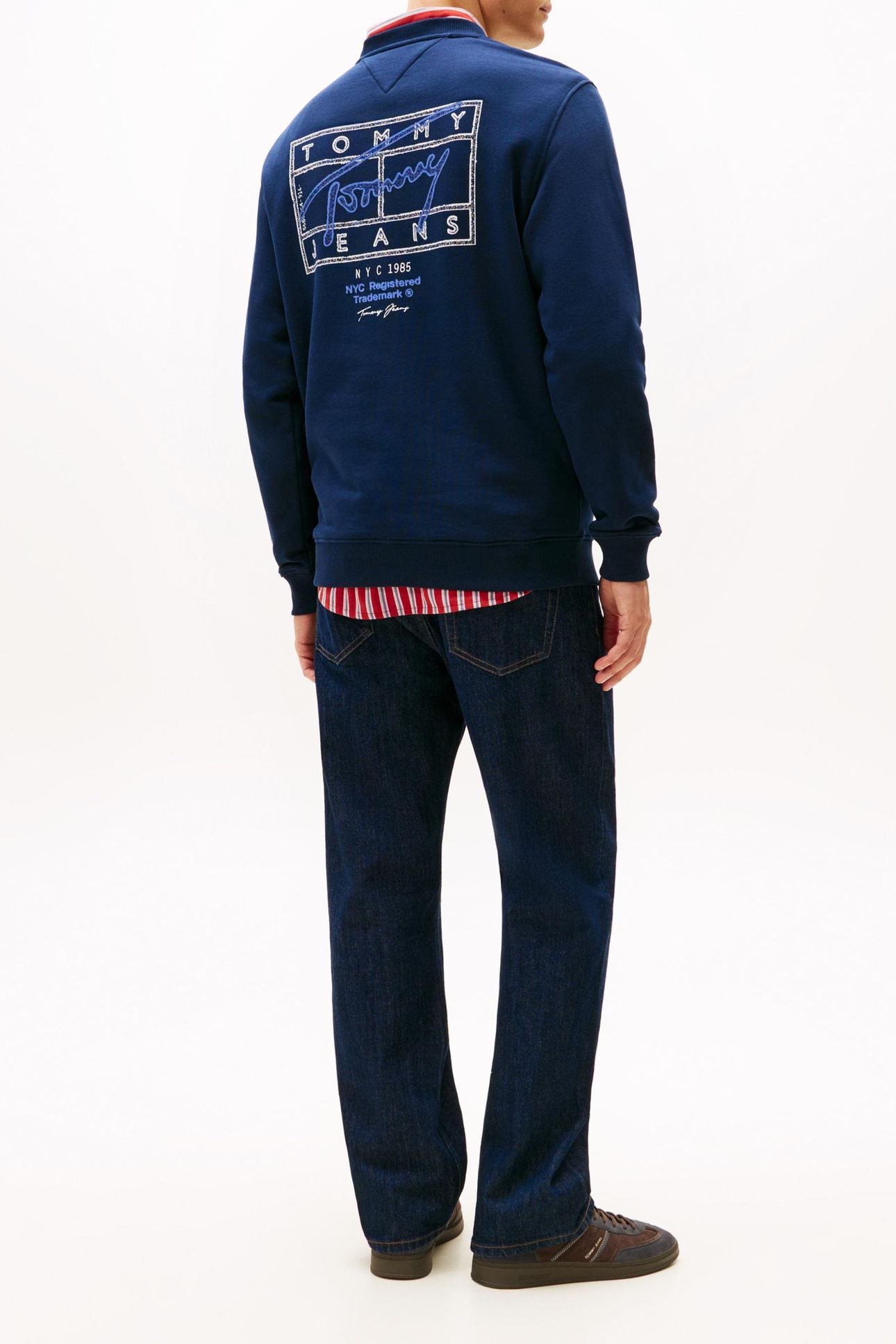 REGULAR ENTRY DNA PULLOVER SWEATSHIRT DARK NIGHT NAVY 3
