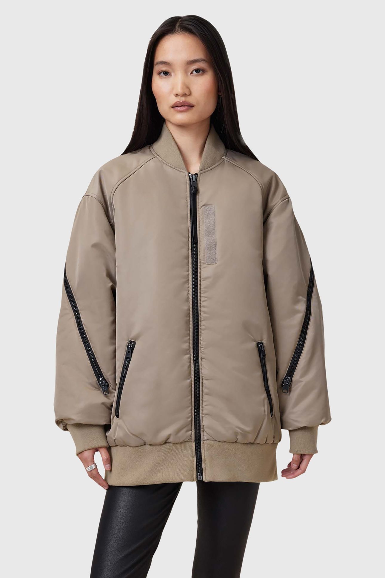 HANAA BOMBER NOUGAT TAUPE 1