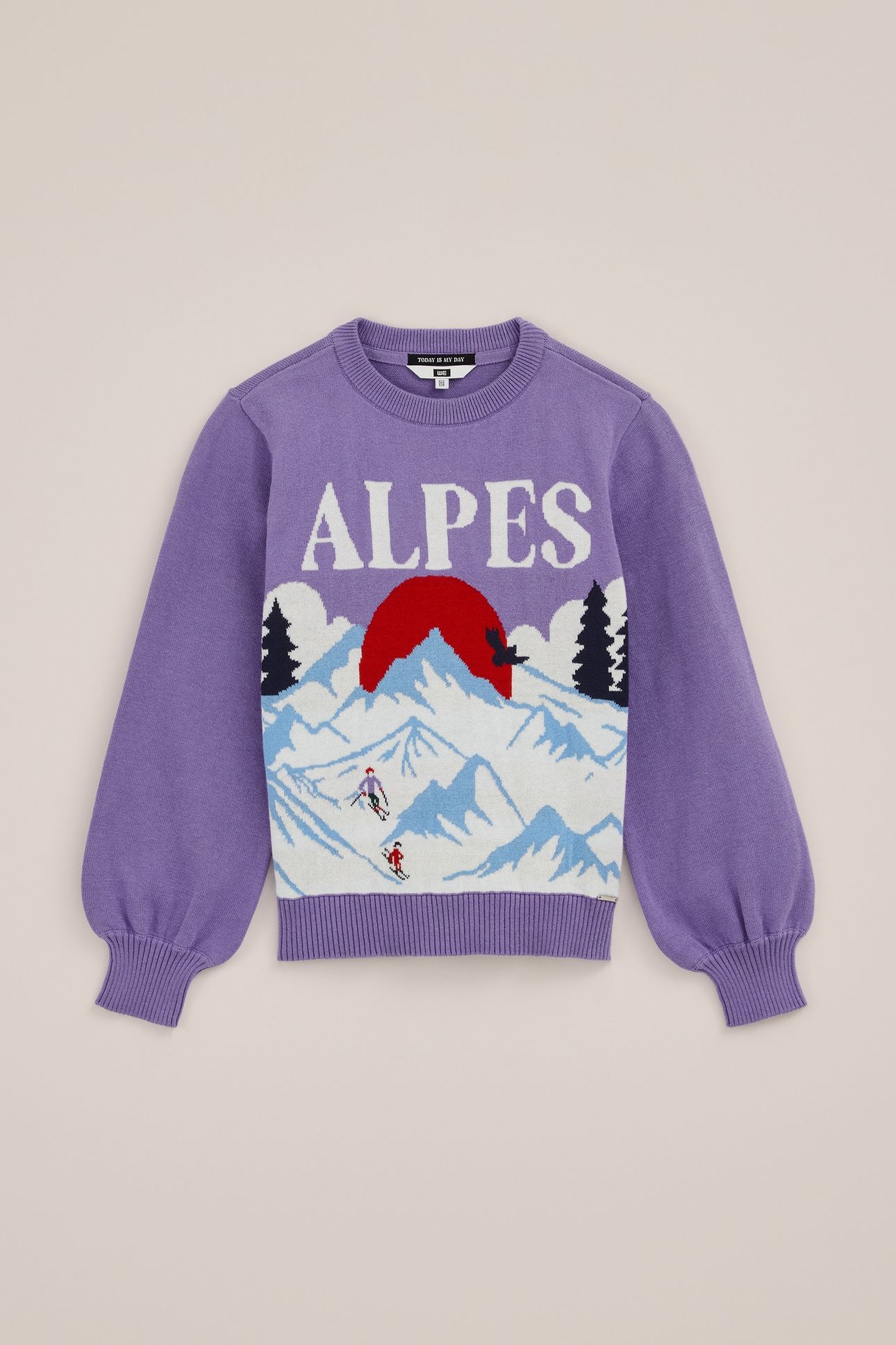 KNITTED PULLOVER LIGHT PURPLE 3
