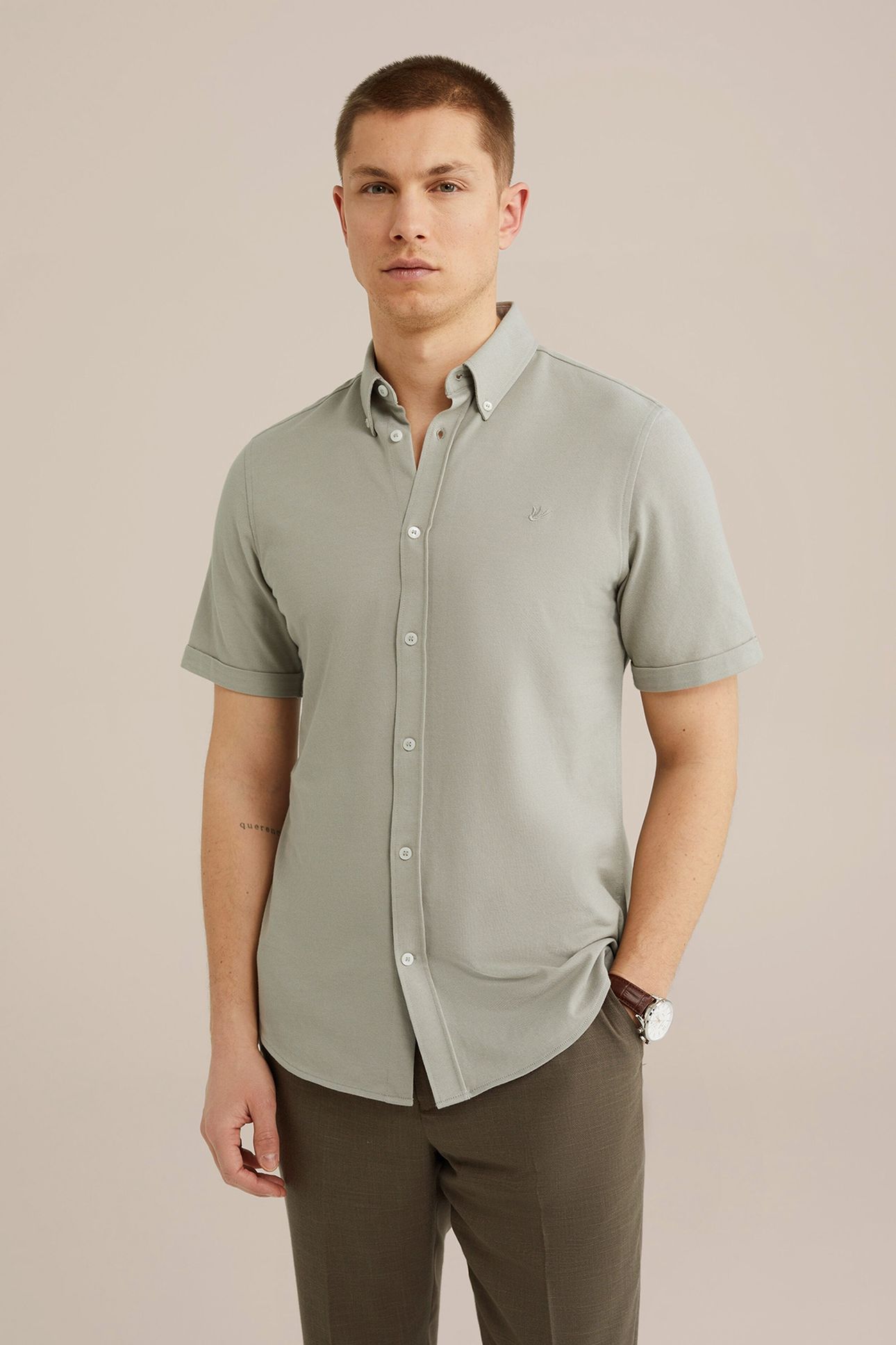 SHIRT LIGHT BROWN 1