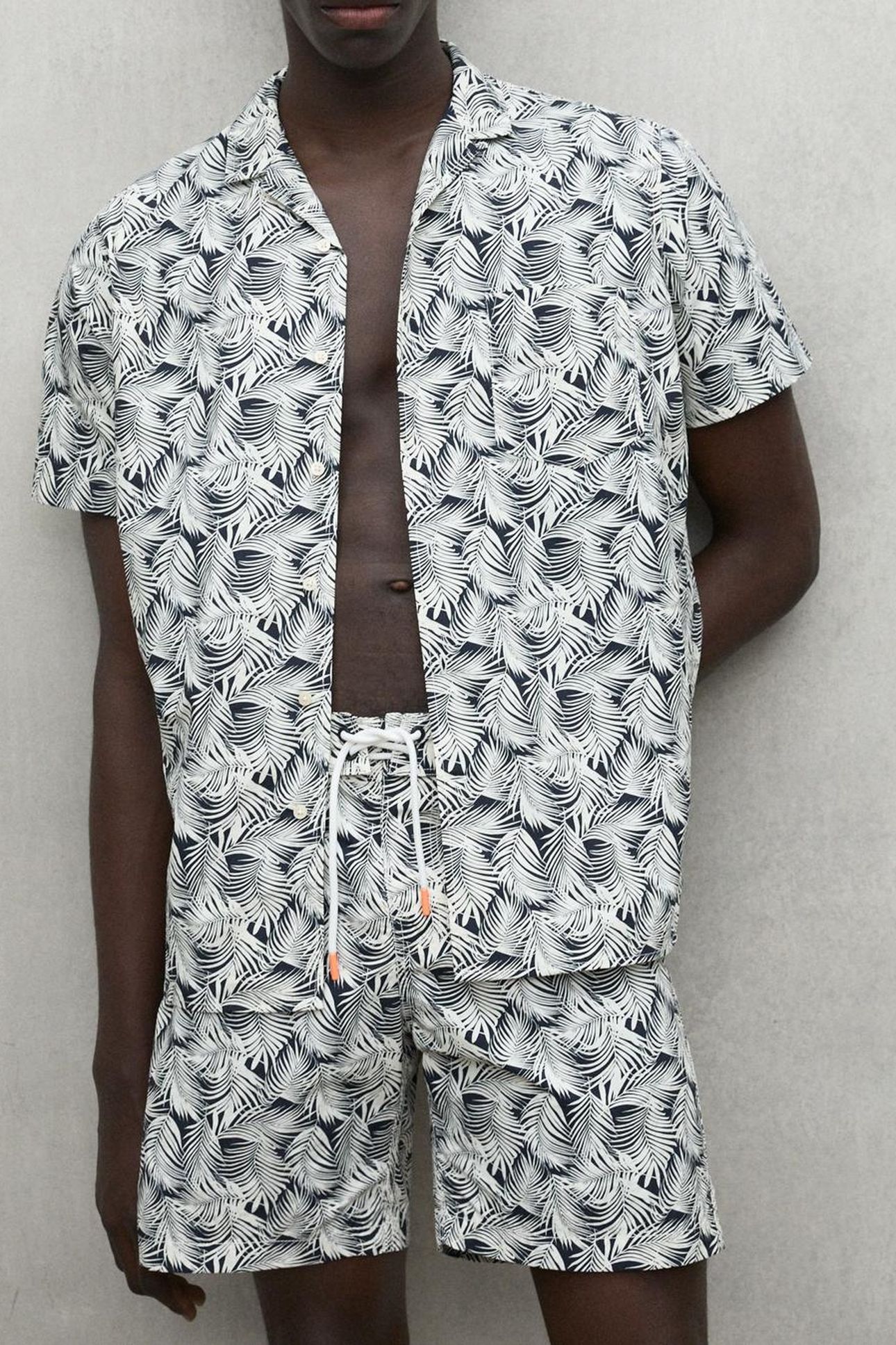 BYRONALF SWIMSUIT PALM PRINT 1
