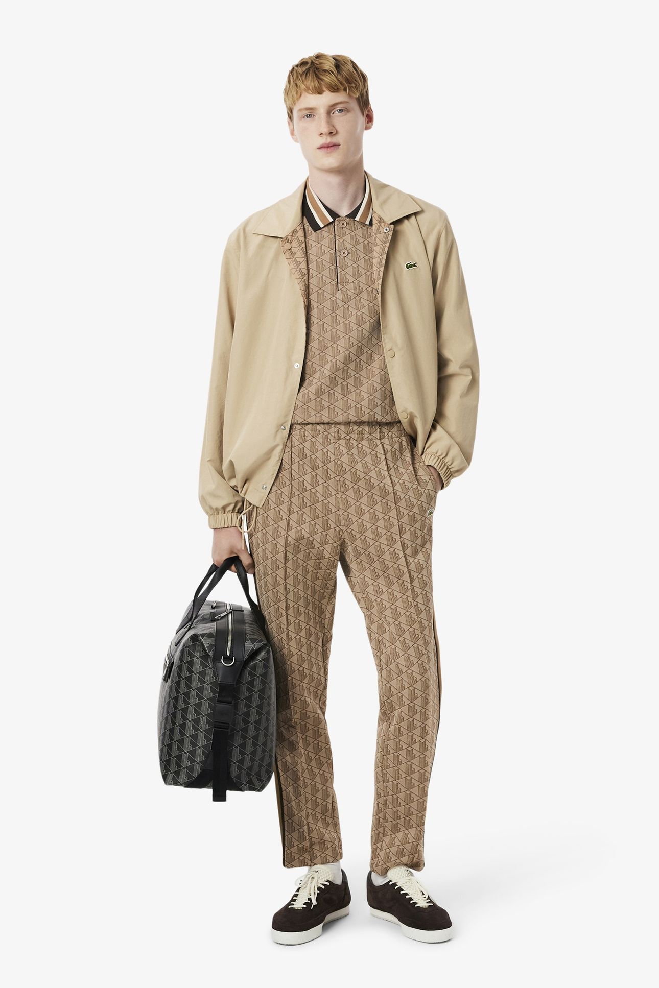 TRACKSUIT TROUSERS CROISSANT/COOKIE-PORT 1