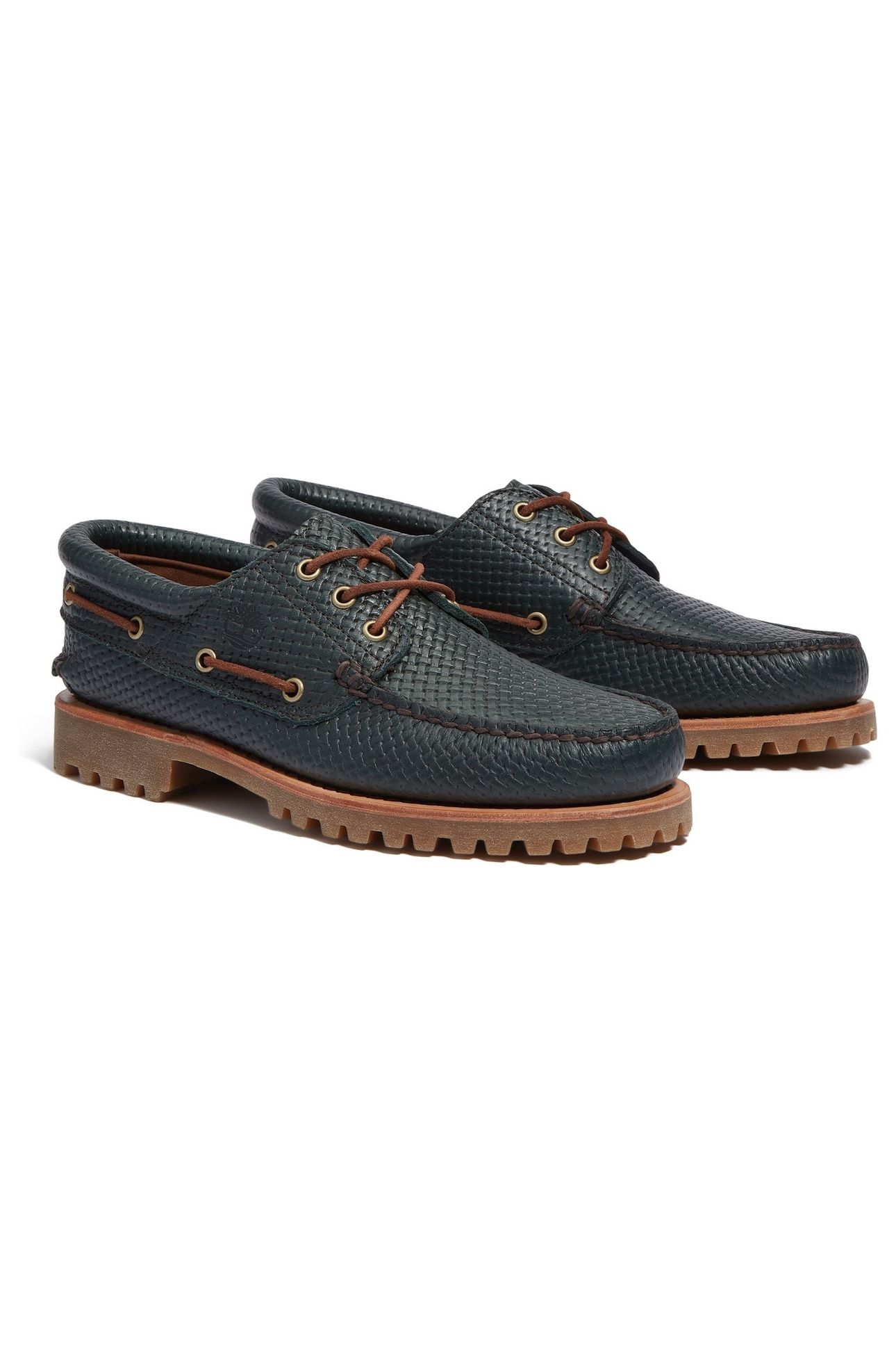 AUTHENTIC BOAT SHOE DARK GREEN FULL GRAIN 4