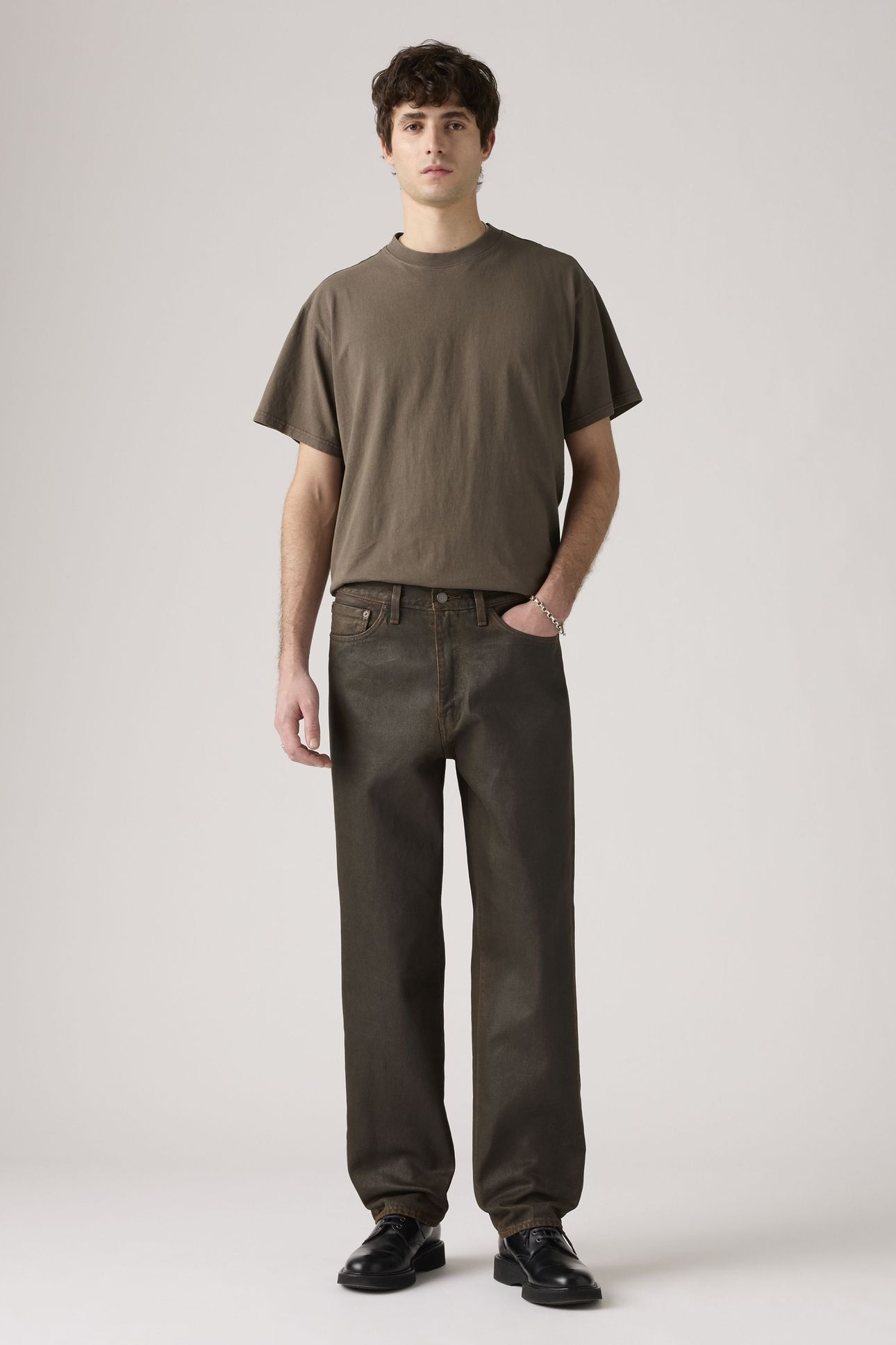 568™ LOOSE STRAIGHT JEANS BROWN 1
