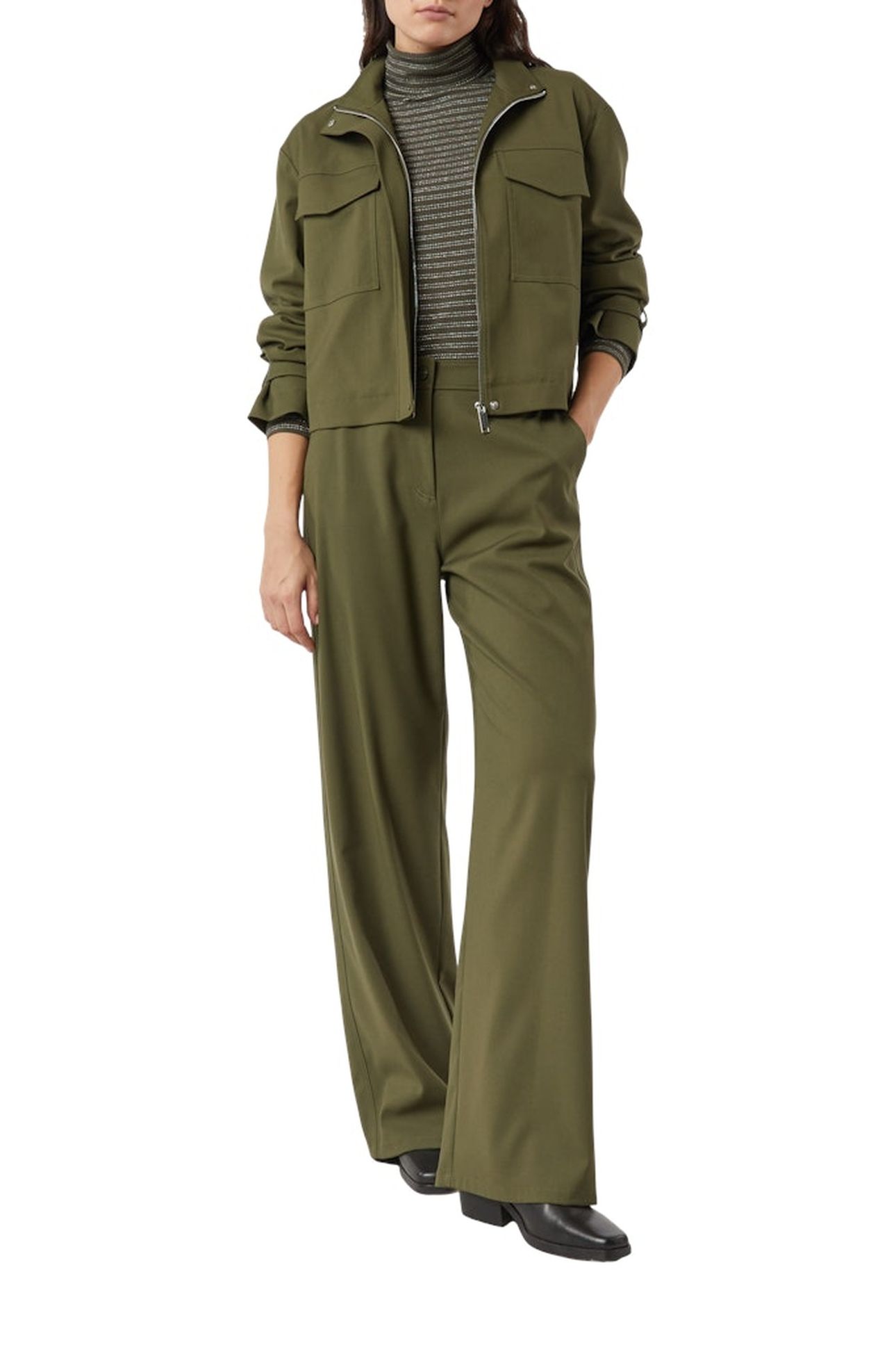 COMMA PANTS DARK GREEN 2