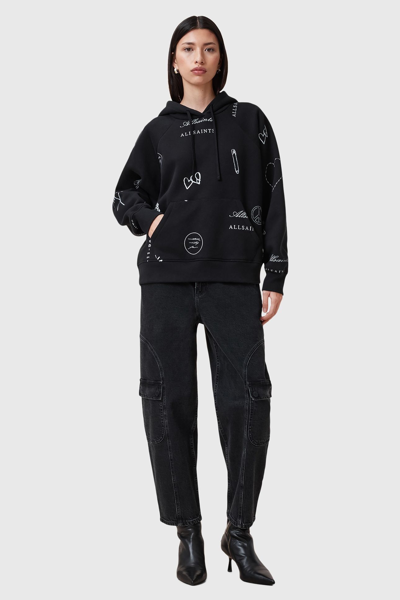 STINA TALON HOODY BLACK 2