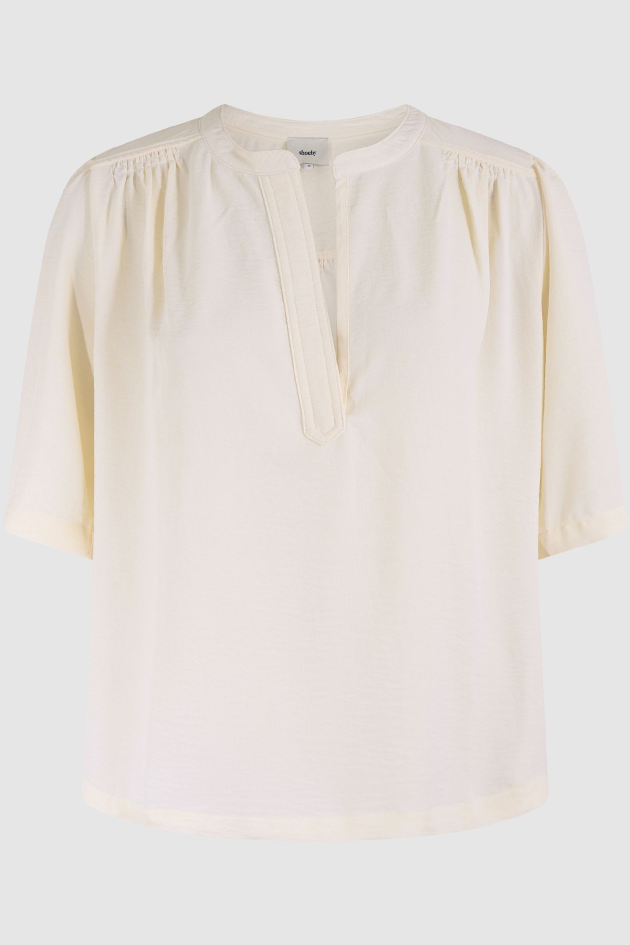 LA-SBTWIST SHORT SLEEVE TOP OFFWHITE 4