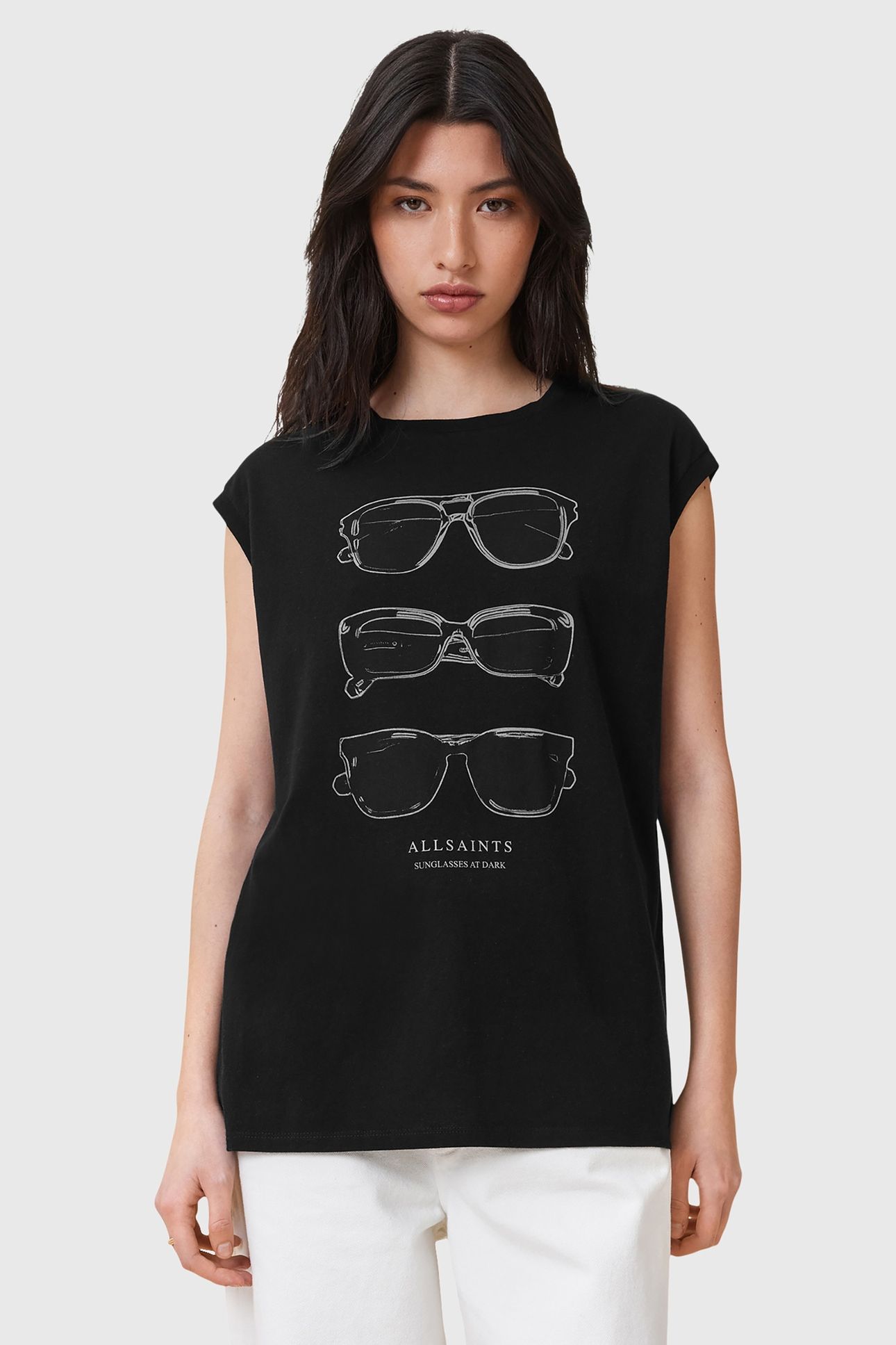 SUNNIES BROOKE TANK BLACK 1
