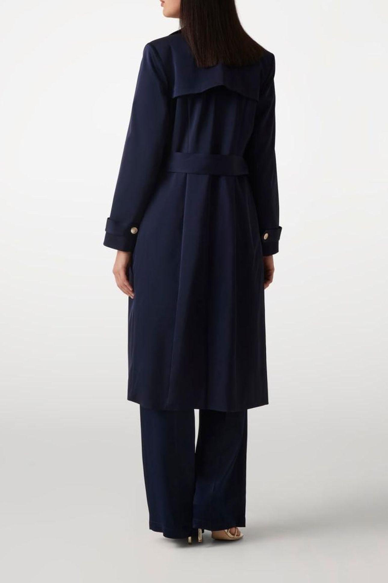 MARCIANO BY GUESS ELEONOR TRENCH NOCTURNAL NAVY 3