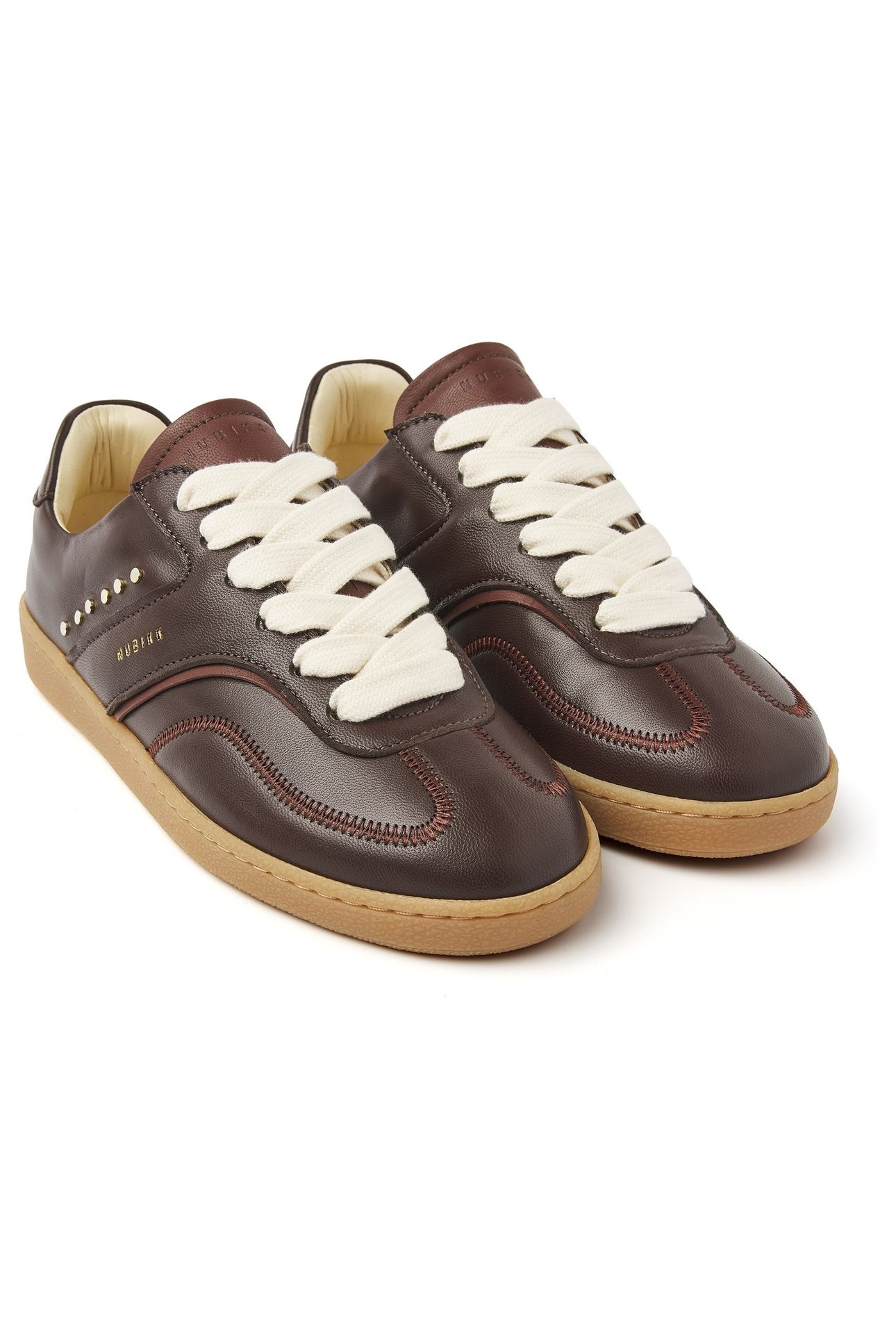 RAY OWEN STUDS BORDEAUX LEATHER 2