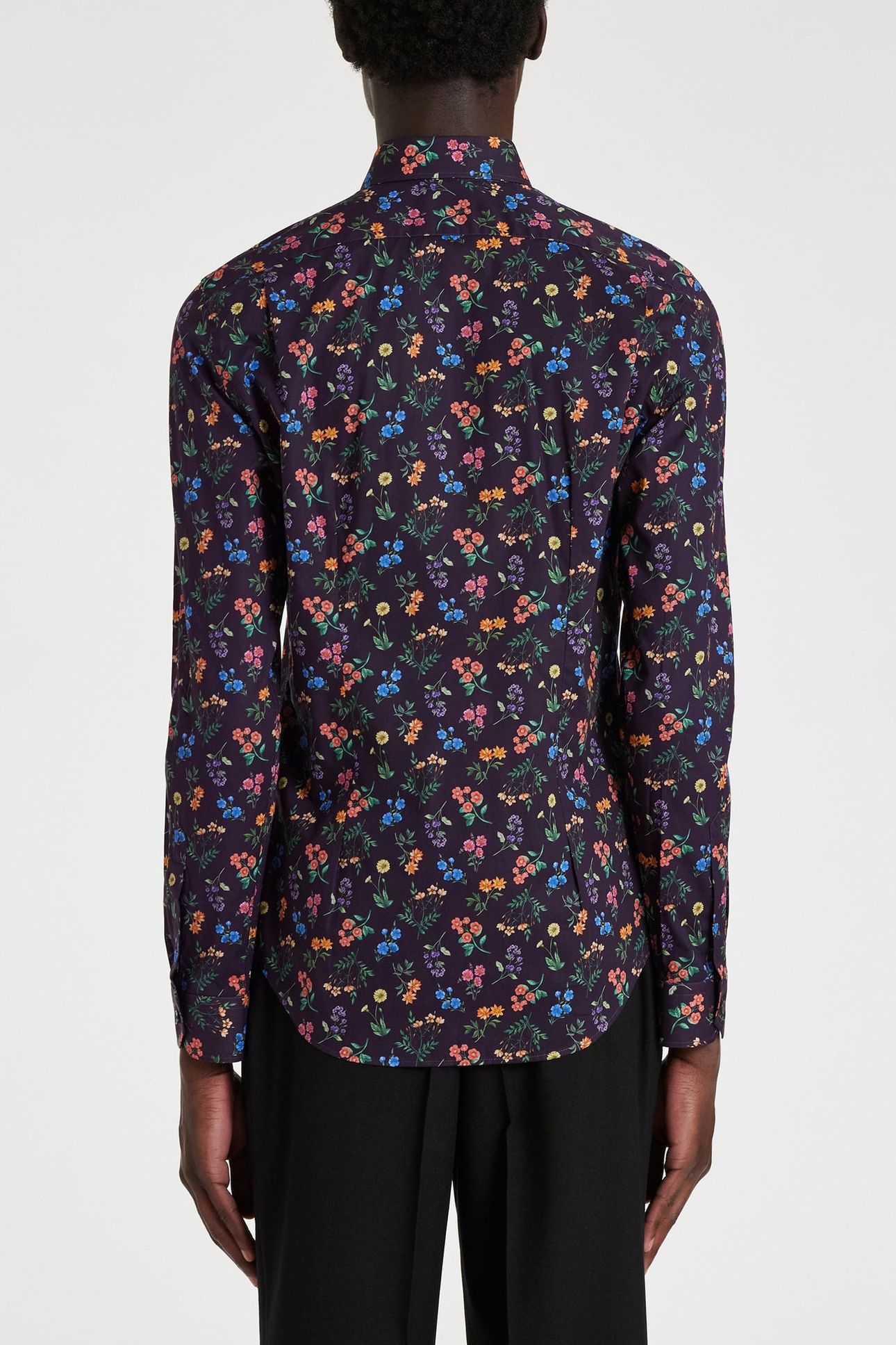 S/C SUPER SLIM FIT SHIRT VERY DARK NAVY 4