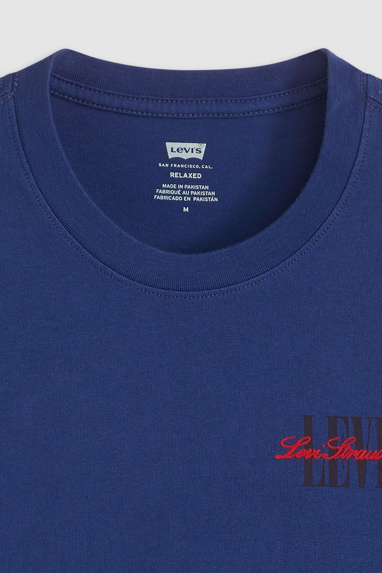 SS RELAXED FIT TEE SERIF BLUE 6