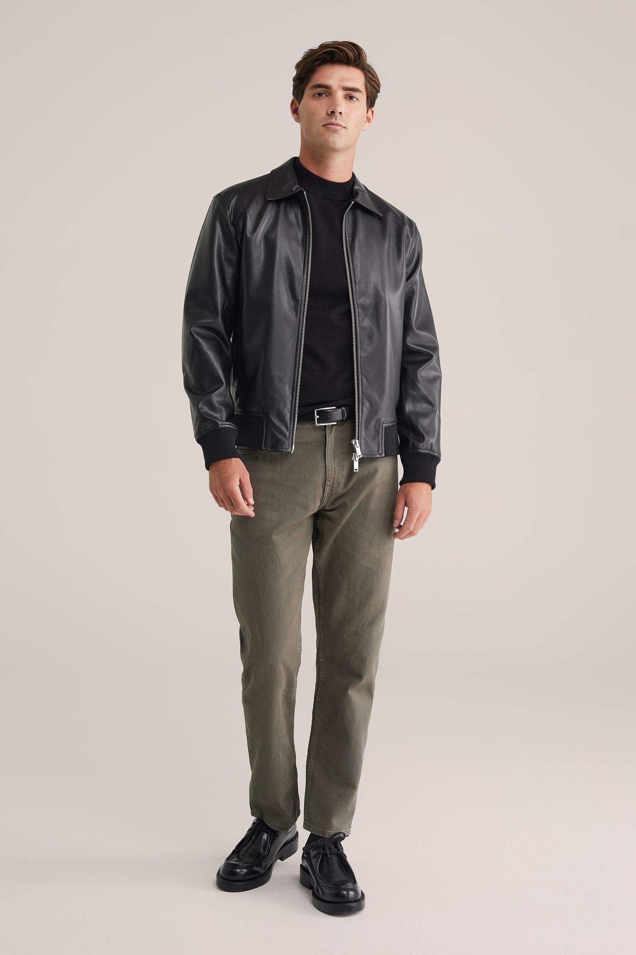 5-POCKET MID WAIST TAUPE 2