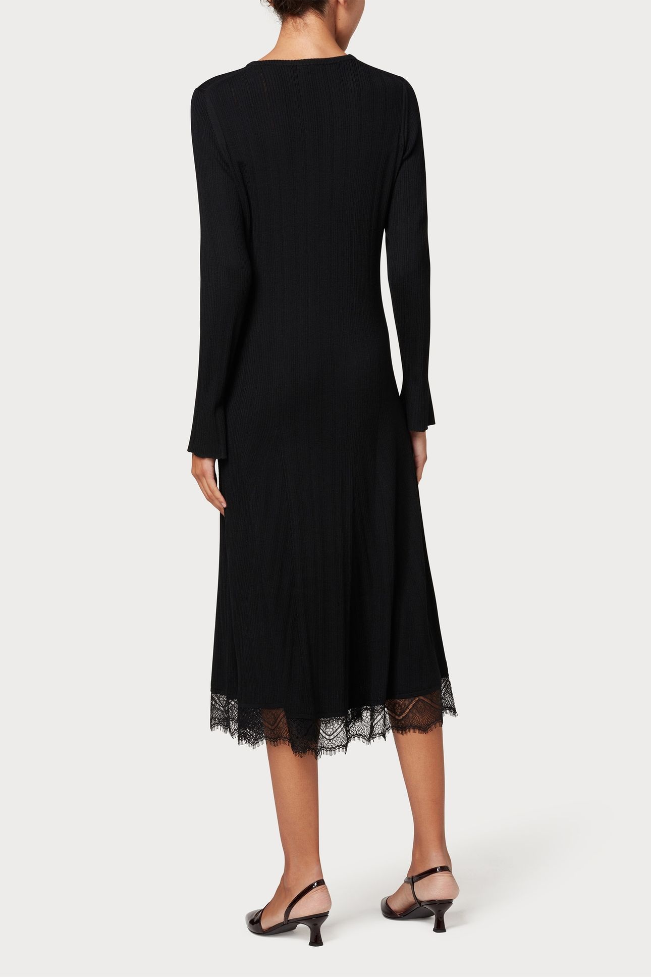KNITTED DRESS BLACK 4