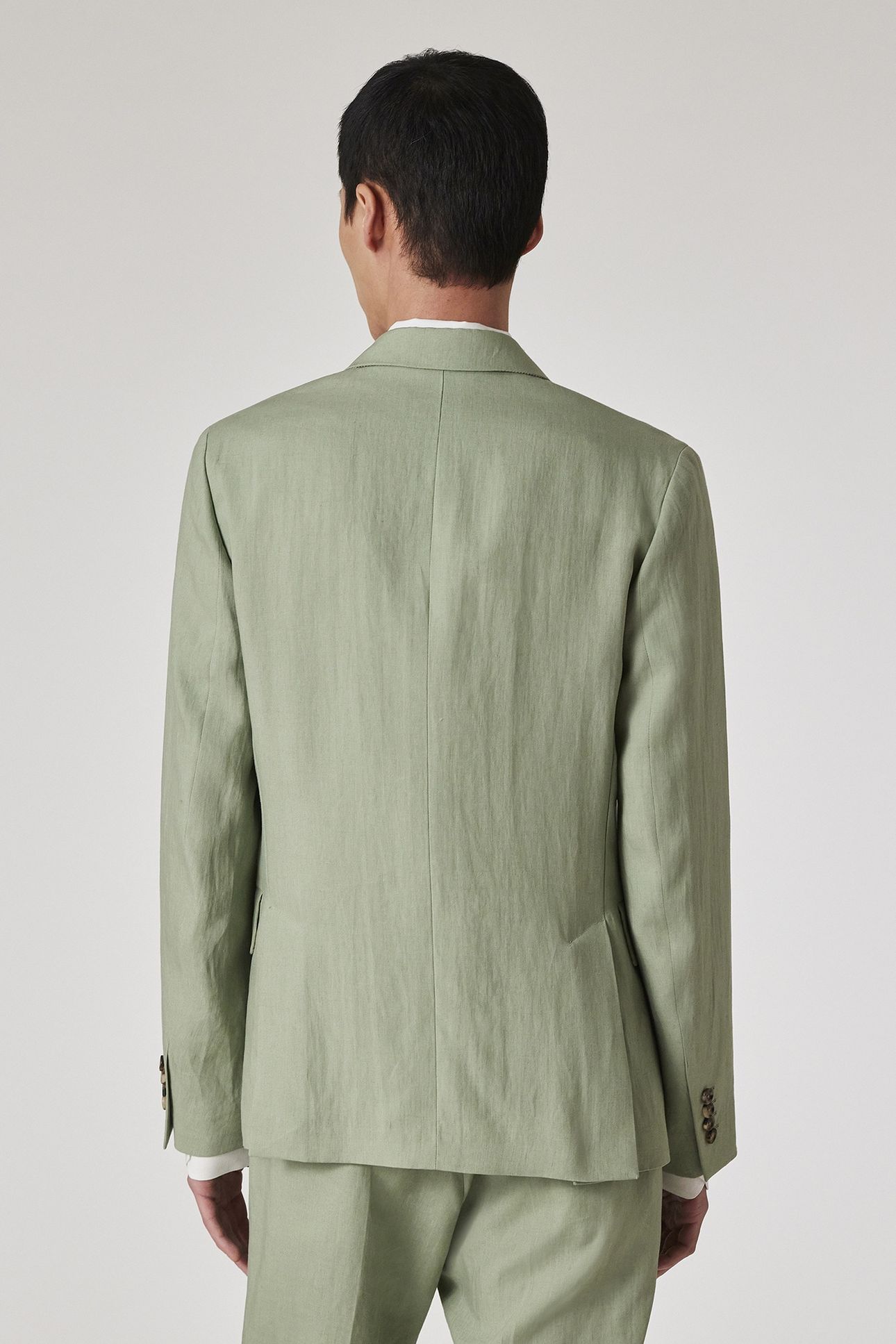 2 BUTTON JACKET LT GREYISH GREEN 3