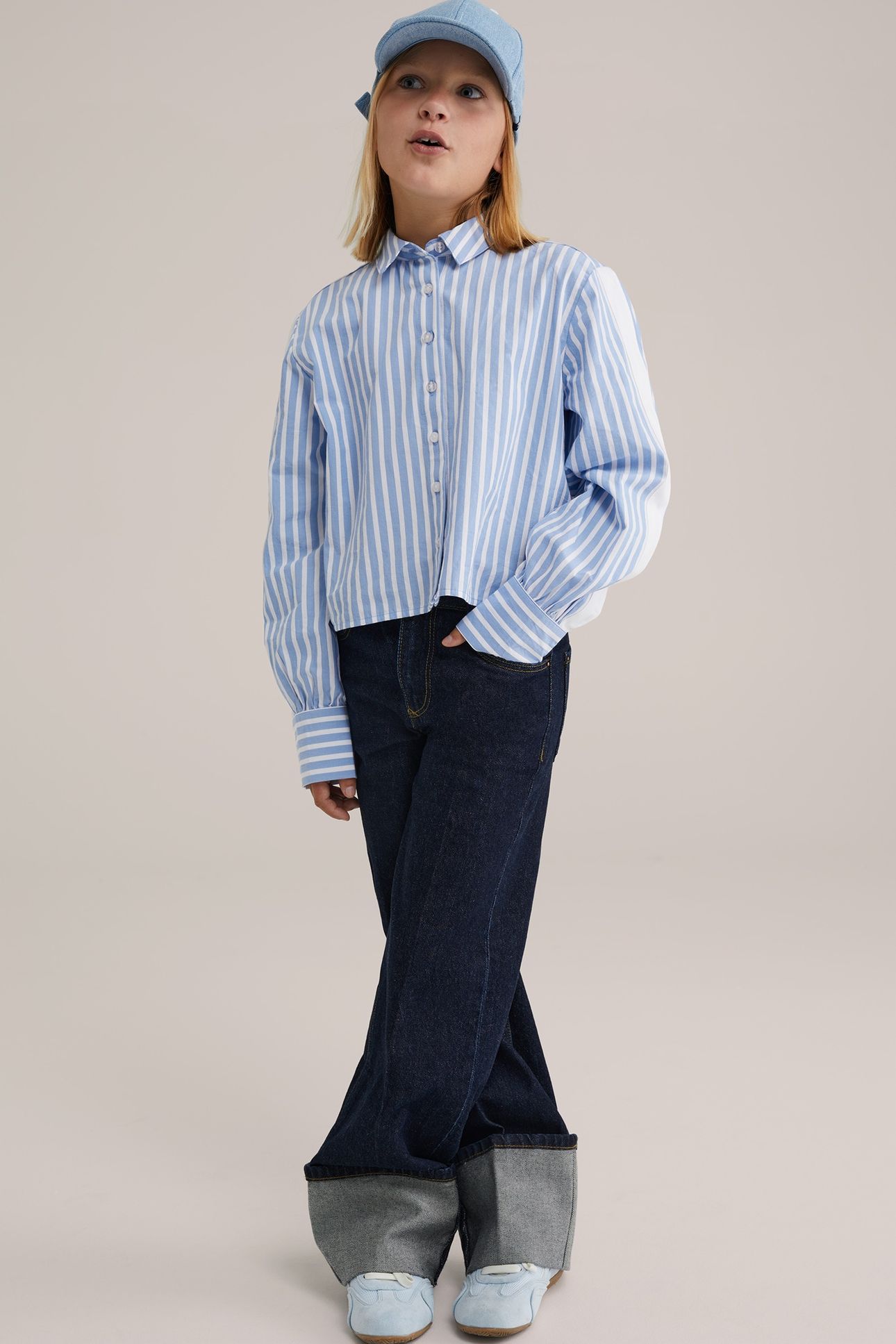 5-POCKET HIGH RISE DARK BLUE 5