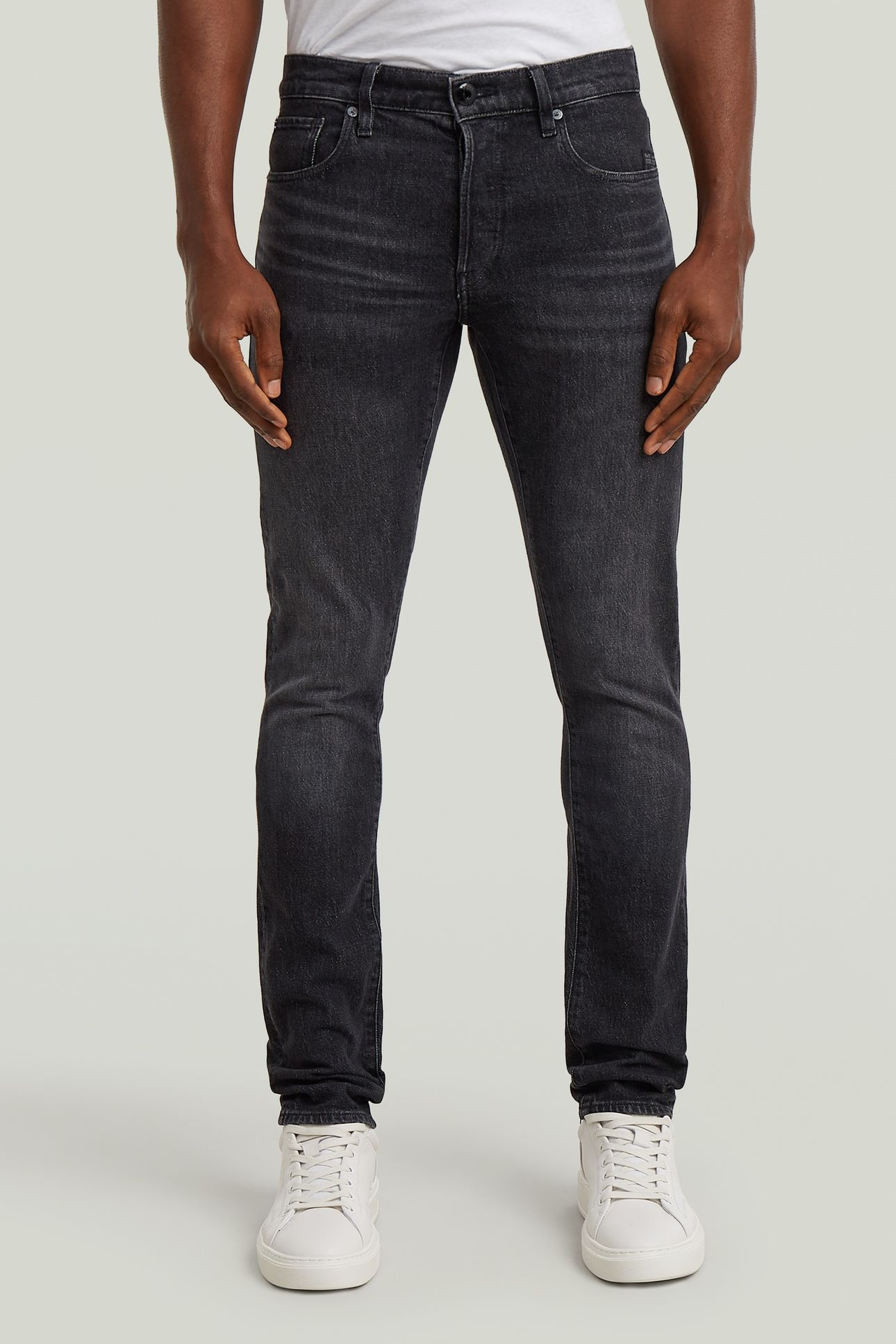 3301 SLIM JEANS GREY 2