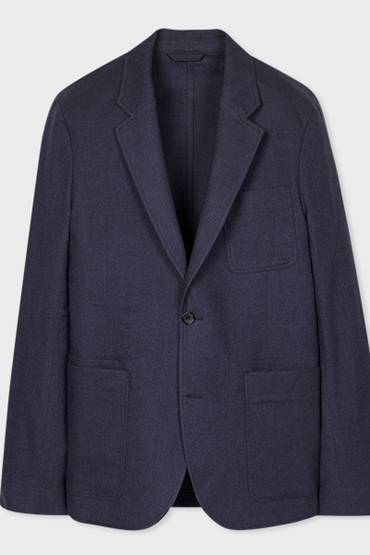 CASUAL FIT 2 BTN JACKET VERY DARK NAVY 6