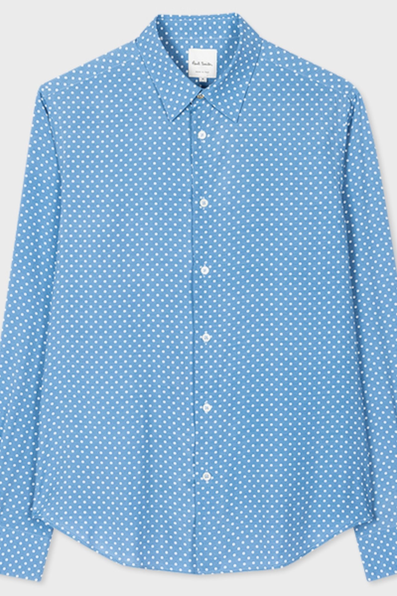 S/C SLIM FIT SHIRT LIGHT BLUE 5