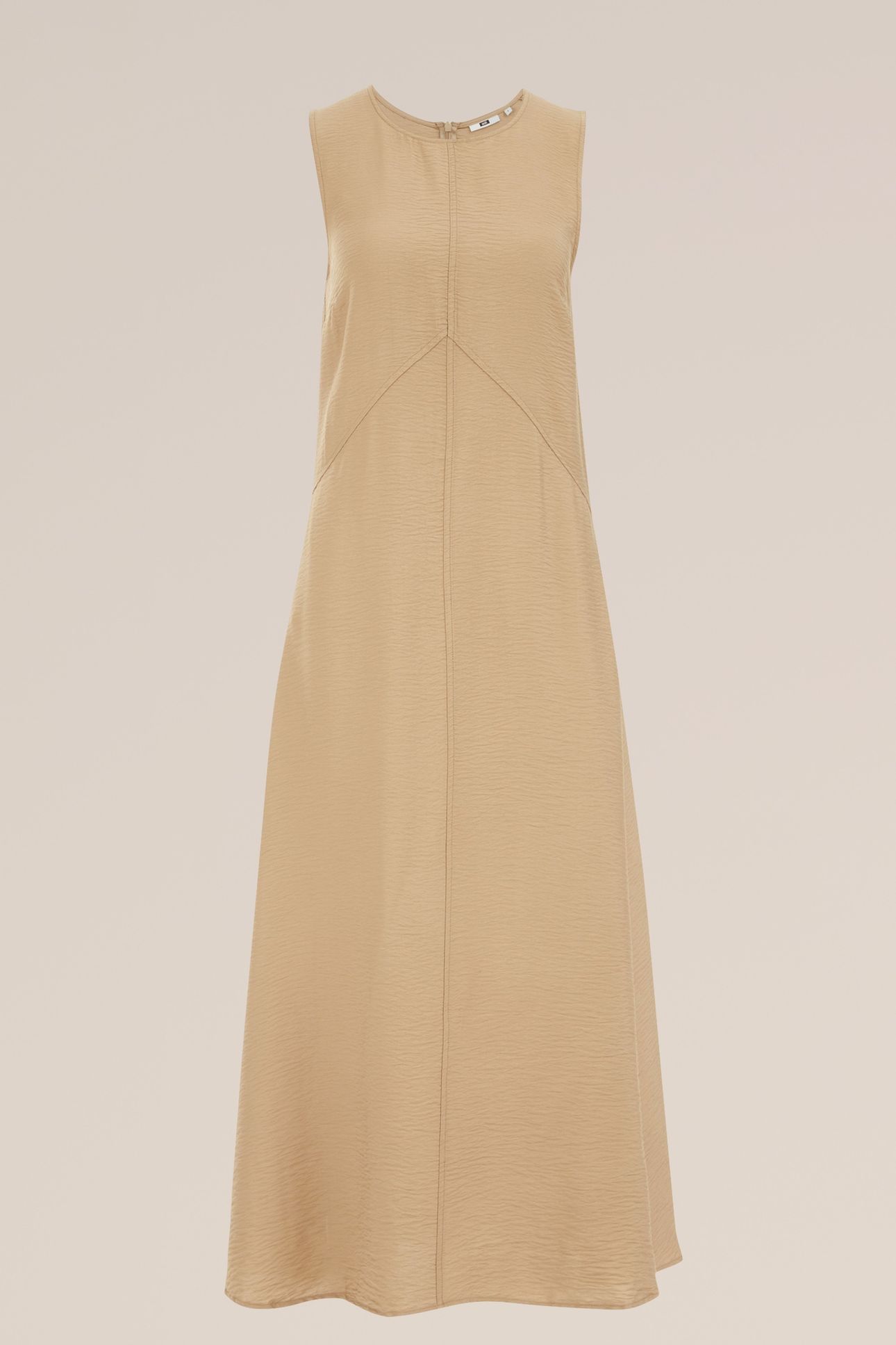 DRESS MID LENGTH BEIGE 3