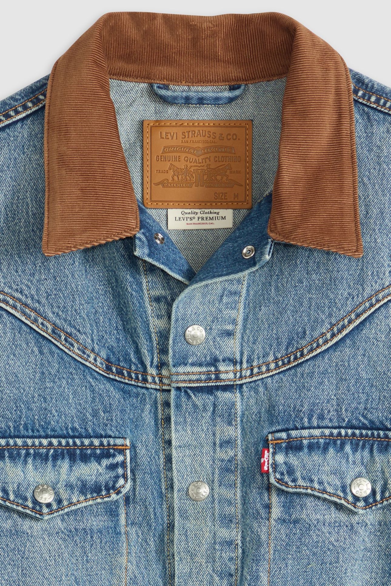 WESTERN SHORTHORN TRUCKER JACKET BLUE 6
