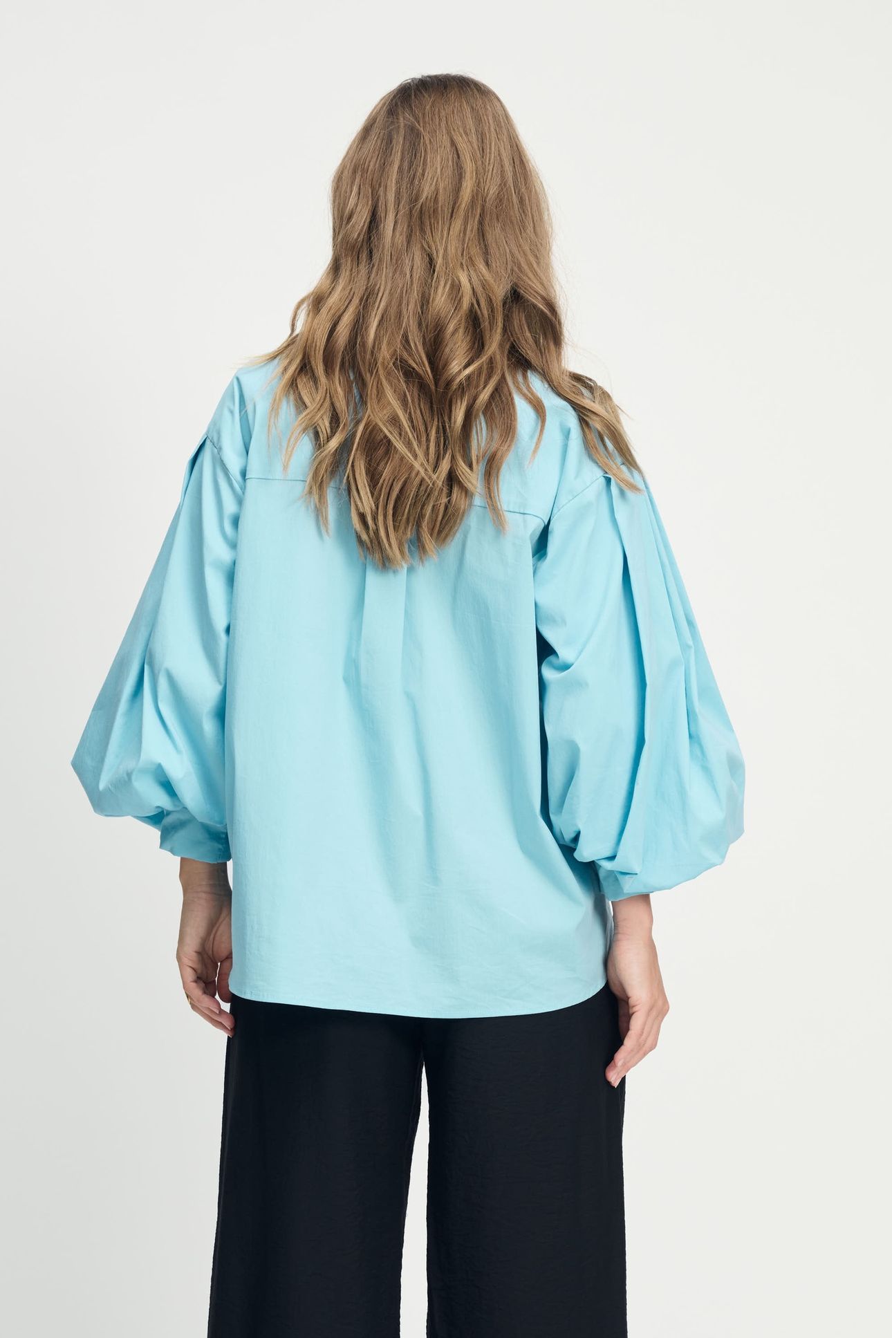 BLOUSE - POPLIN SKY BLUE 3