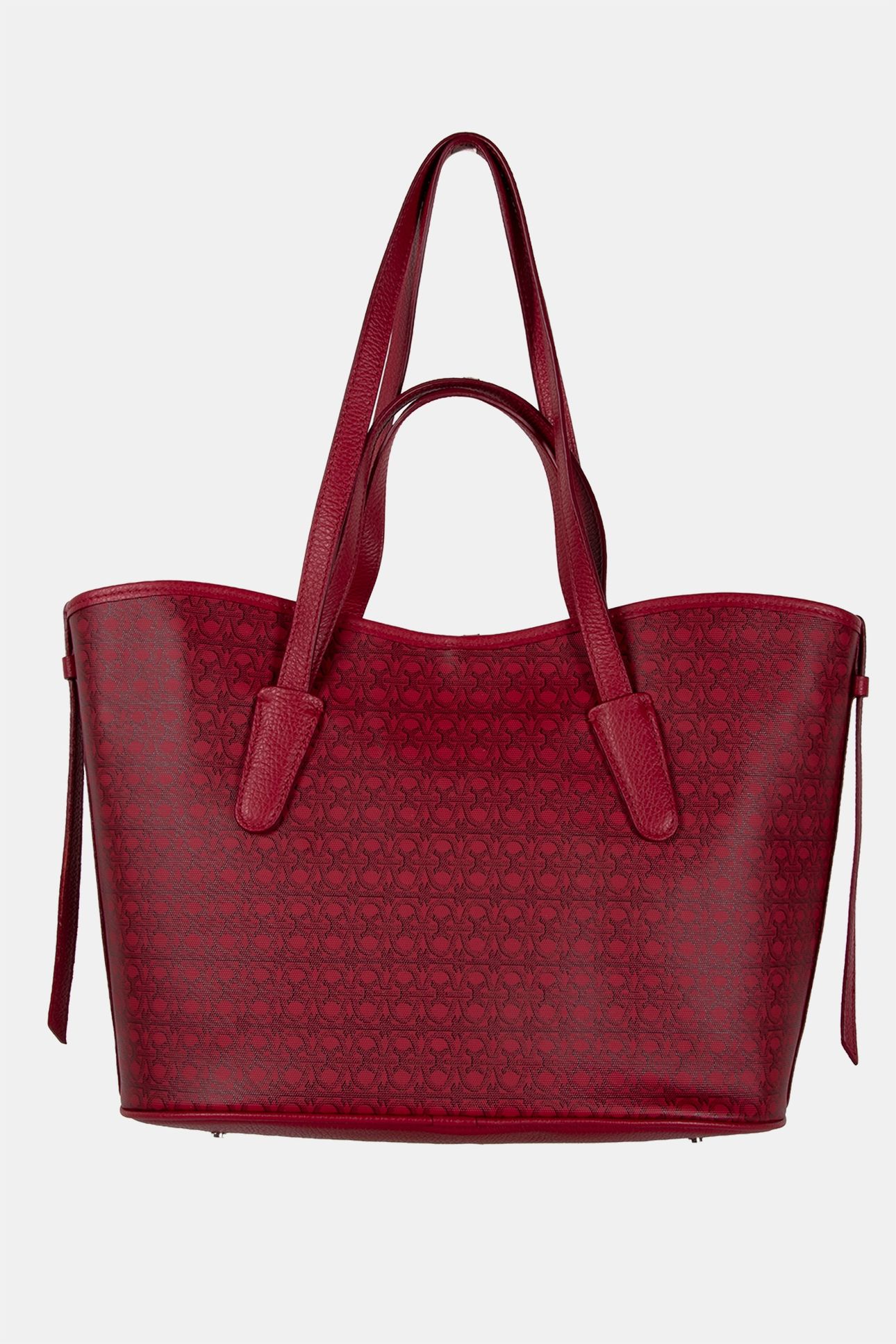 LARGE TOTE BAG IN BURGUNDY 4
