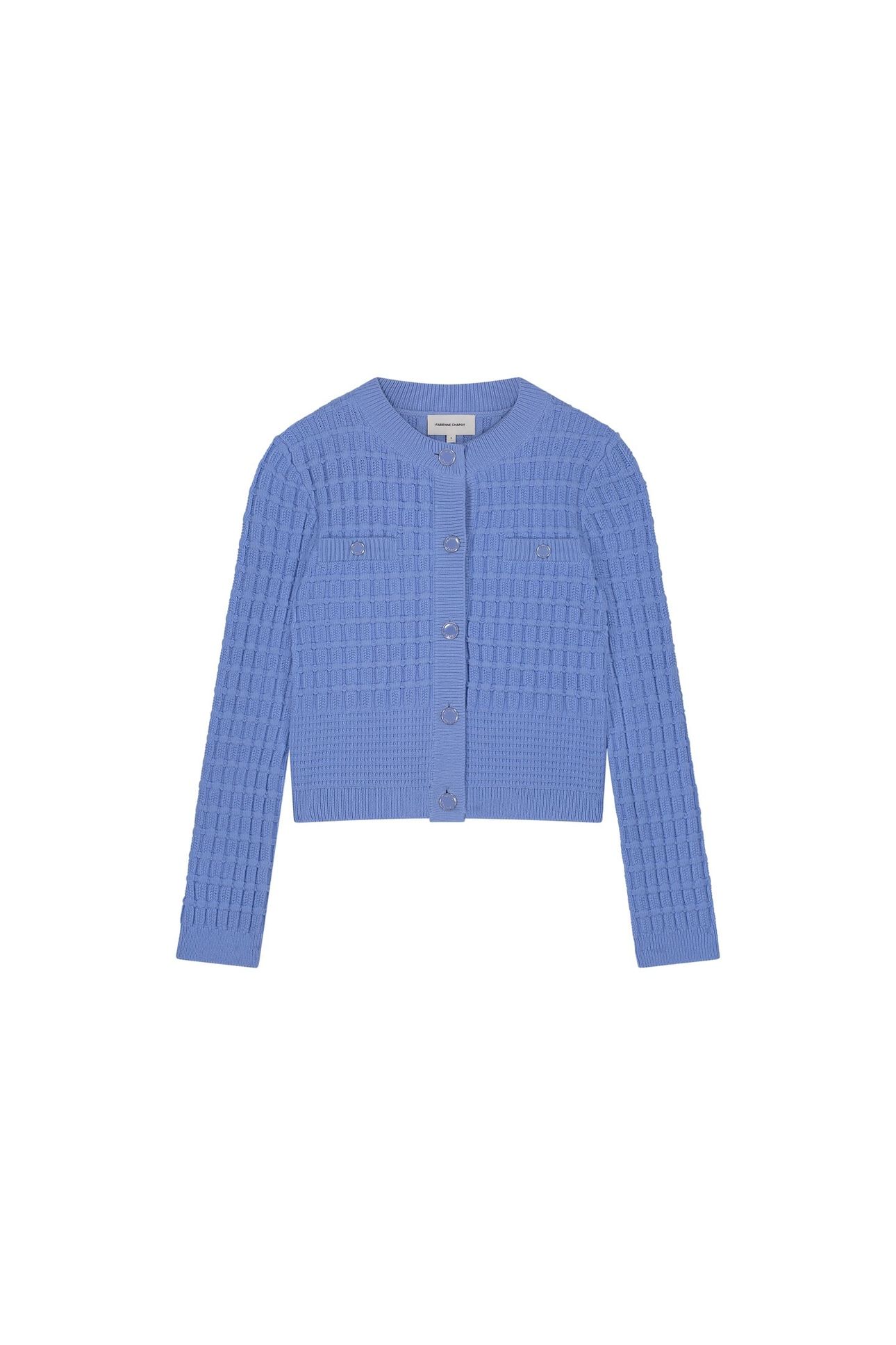 CHIN CARDIGAN FRENCH BLUE 1