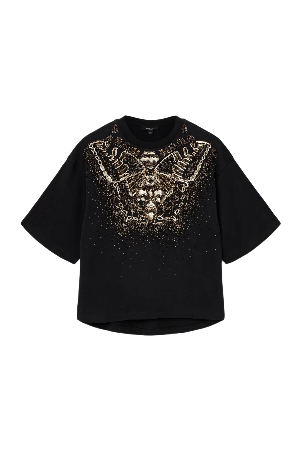 GLIDE AMELIE TEE BLACK/GOLD 4