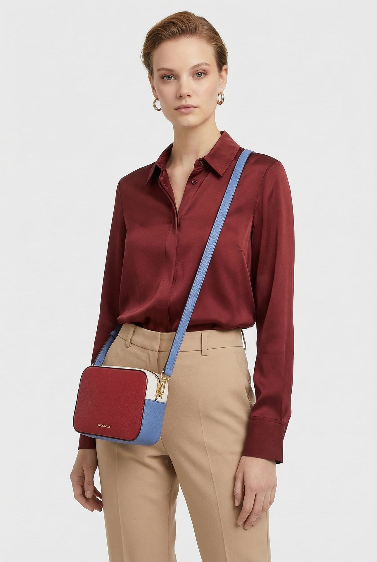 CAMERA CROSS BODY BAG IN MULTU COLOUR 1