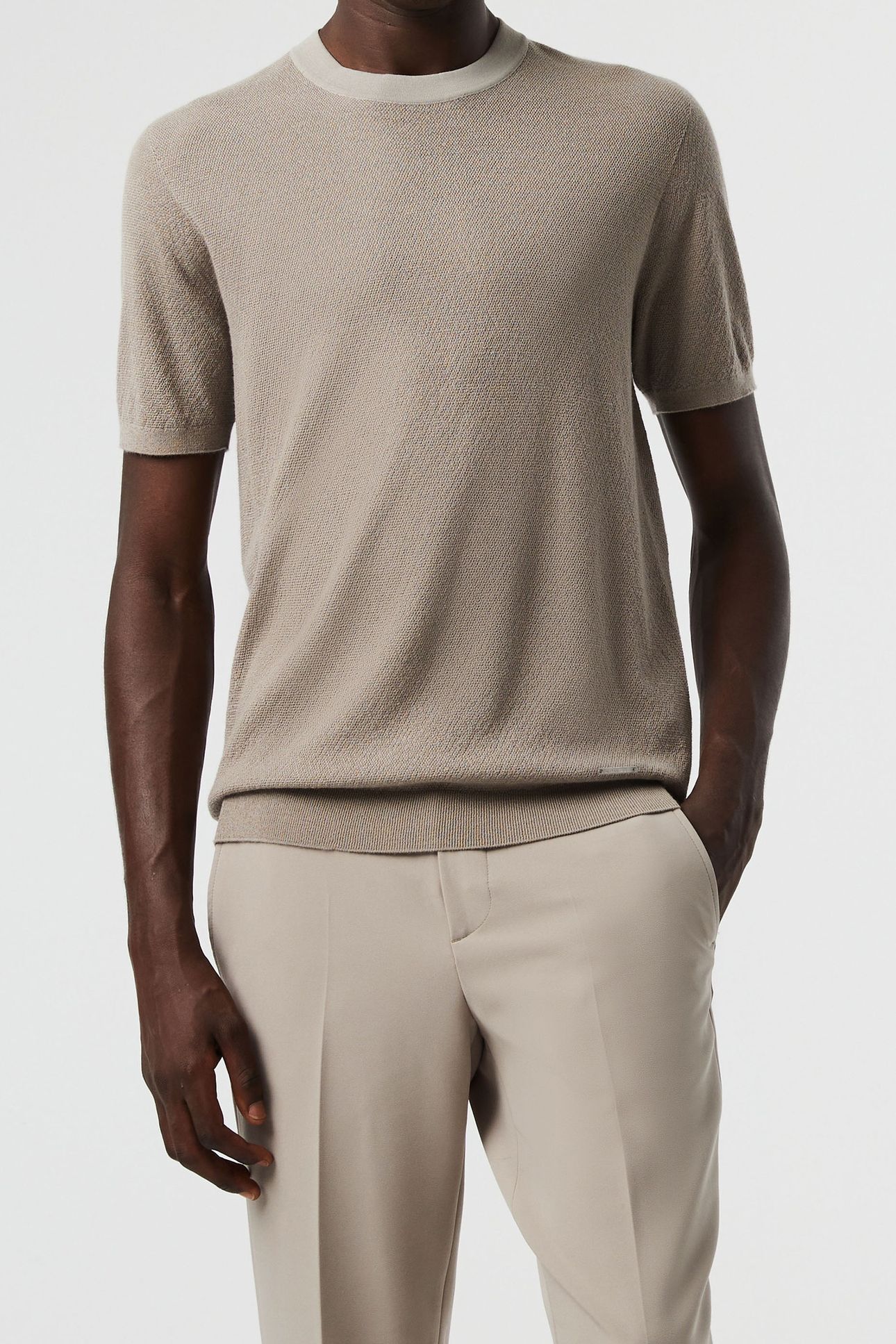 FECAS V2.Y8.01 FLAT-KNIT-SHIRT MUD 1