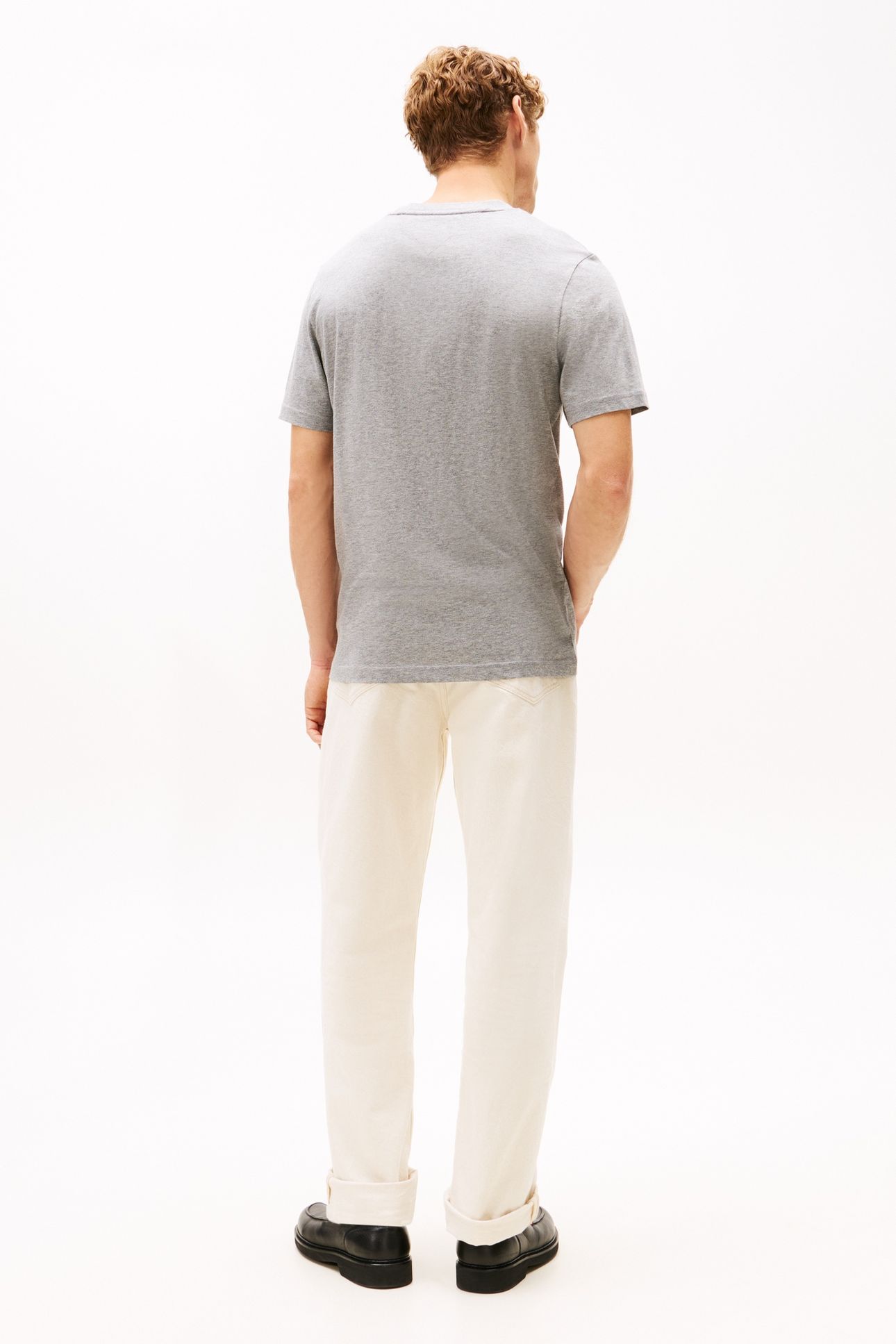 BRAND LOVE SMALL CENTER TEE MEDIUM GREY HEATHER 3