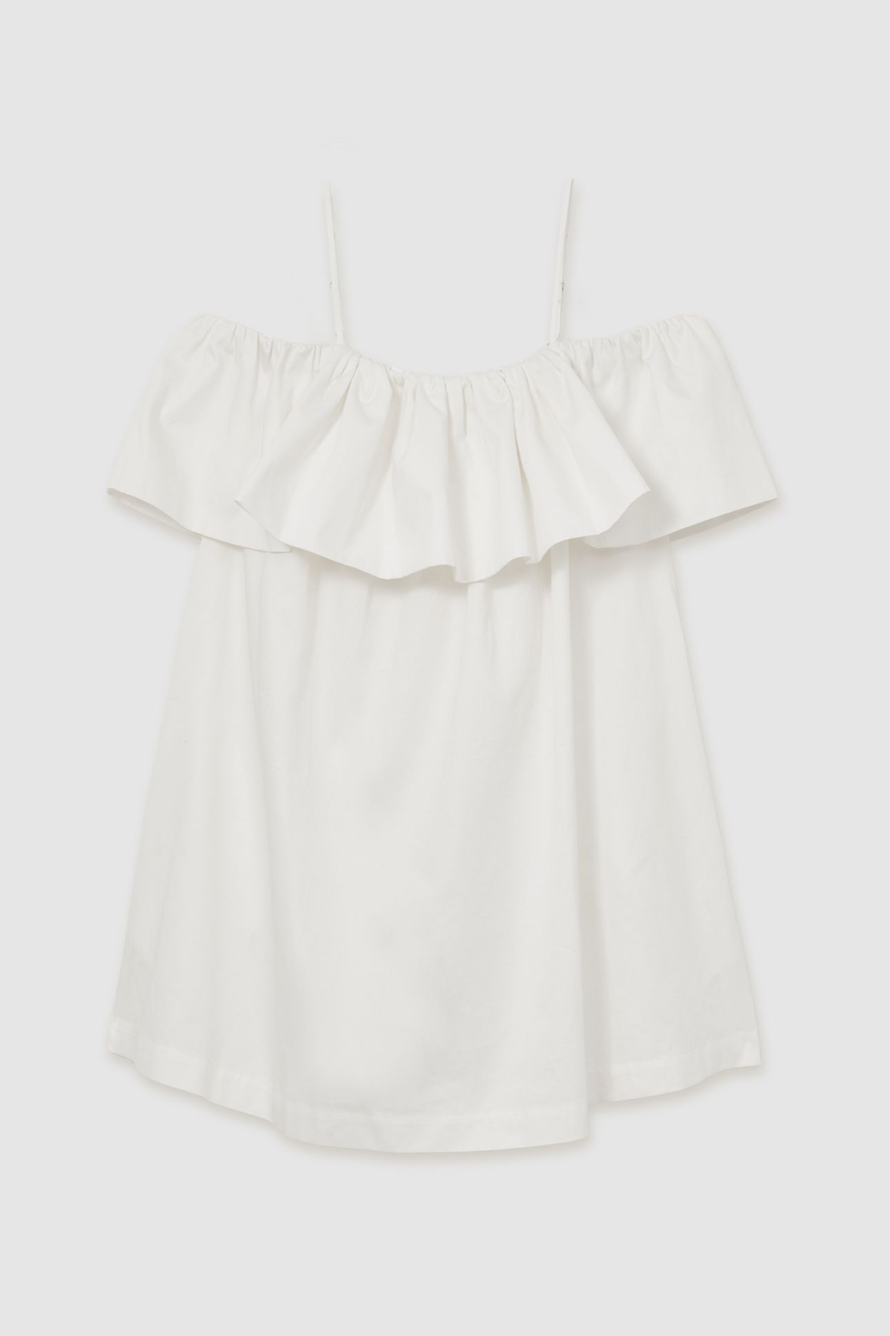 OFF THE SHOULDER DRESS IVORY CREAM 4