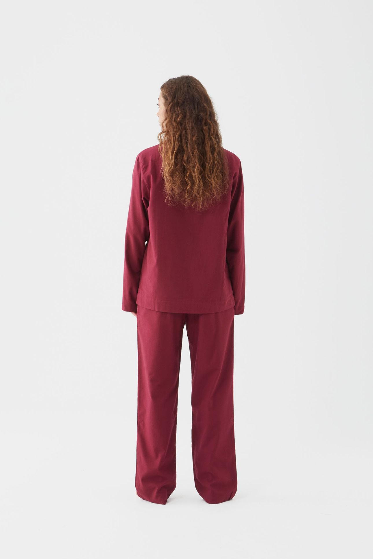 UNISEX FLANNEL, PYJAMAS SHIRT BEYOND RED 8