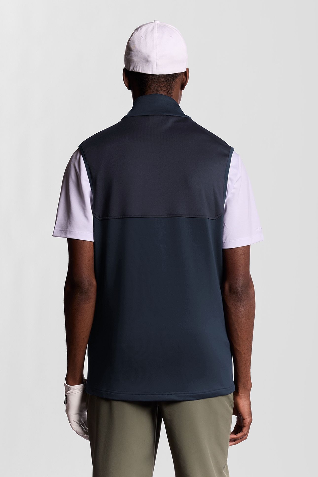 GOLF WINDJAMMER FULL ZIP VEST DARK NAVY 3