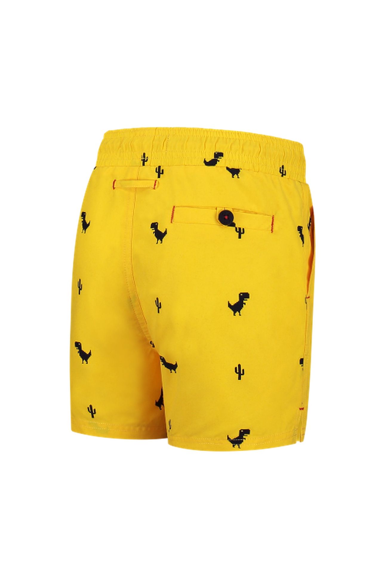 BOYS SWIM SHORTS KIDS LITTLE DINO YELLOW 3