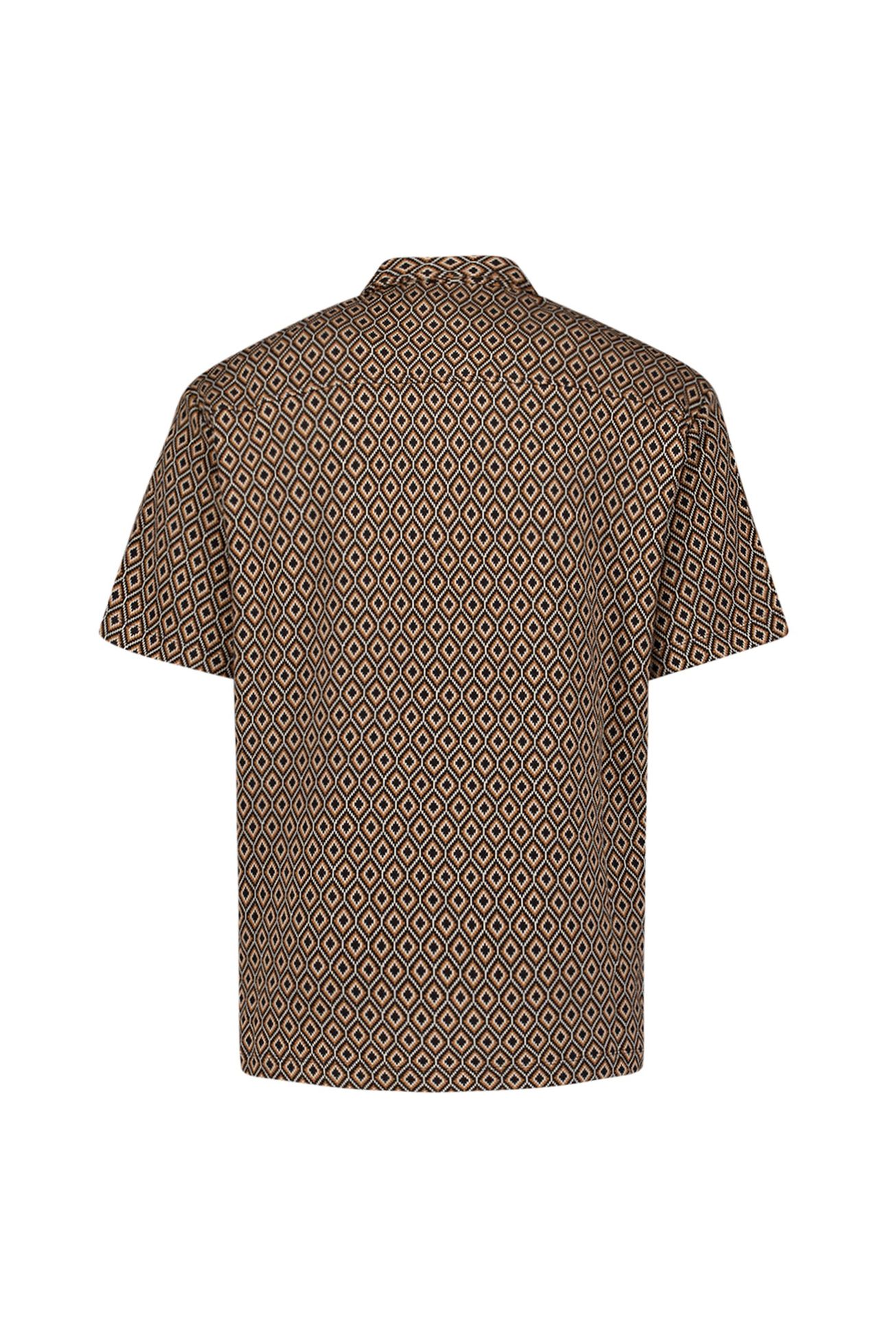 SHIRT SHORT SLEEVE JERSEY REVERS COLLAR ALLOVER PRINTED CARA 5