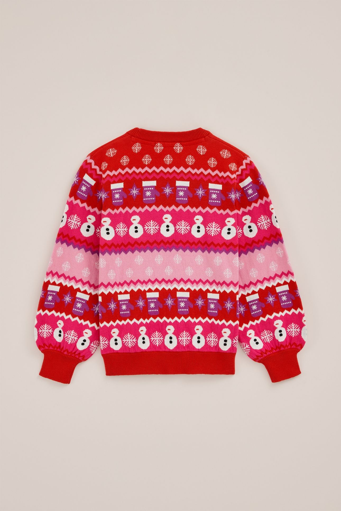 KNITTED PULLOVER BRIGHT PINK 4