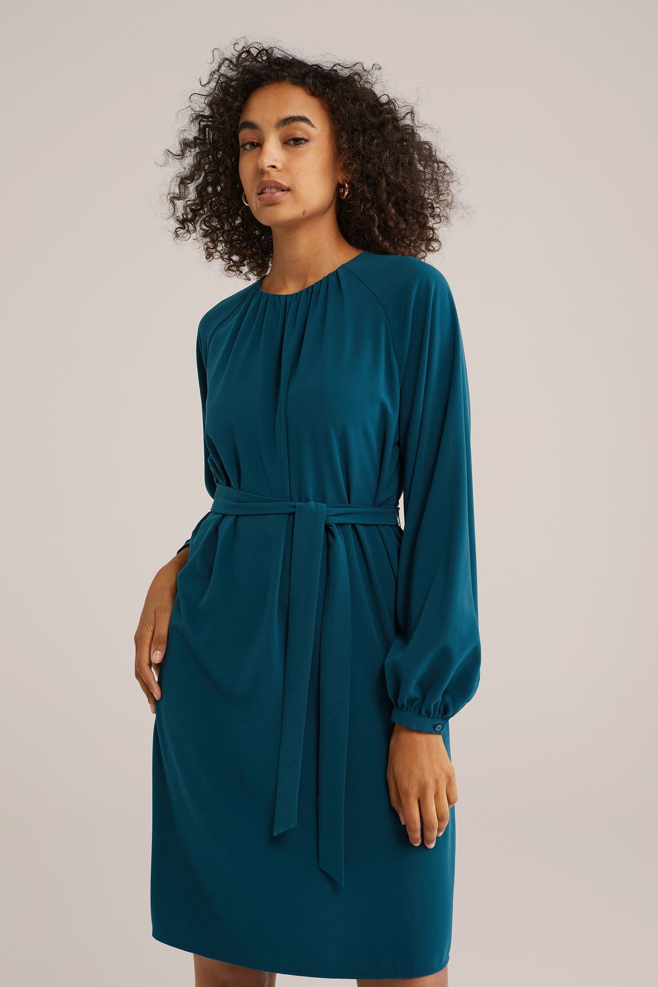 DRESS MID LENGTH PETROL 1