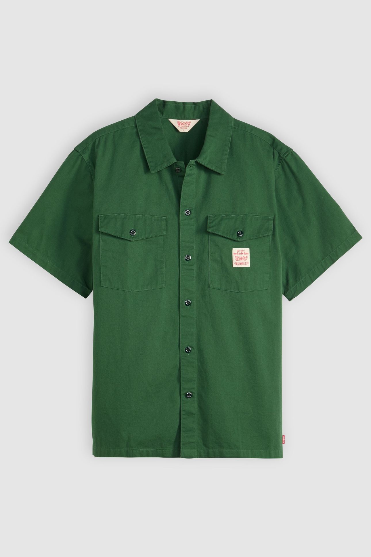 SHORT SLEEVE WORKER SHIRT GREEN 4