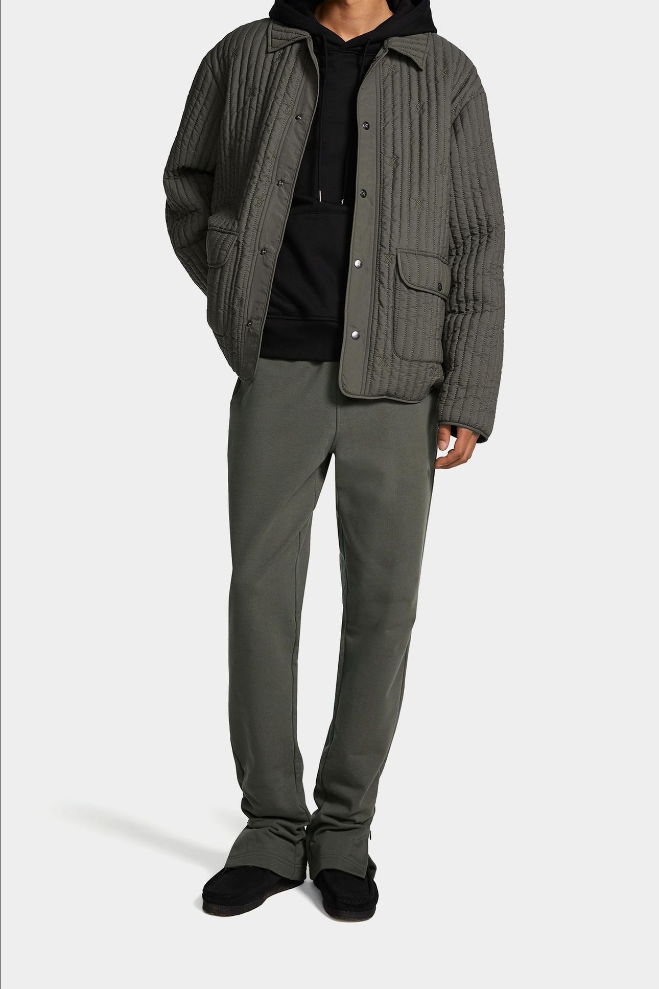 ZYER QUILTED RELAXED JACKET CHIMERA GREY 1