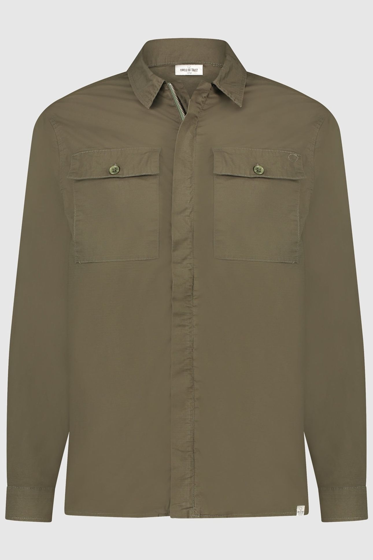 HAMILTON OVERSHIRT OLIVE LEAF 1