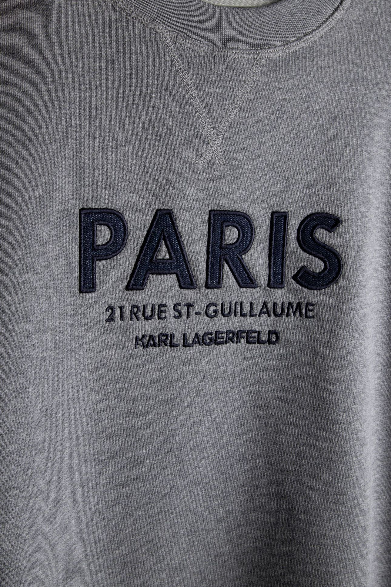 DARKGREY MELANGE SWEAT CREWNECK 5