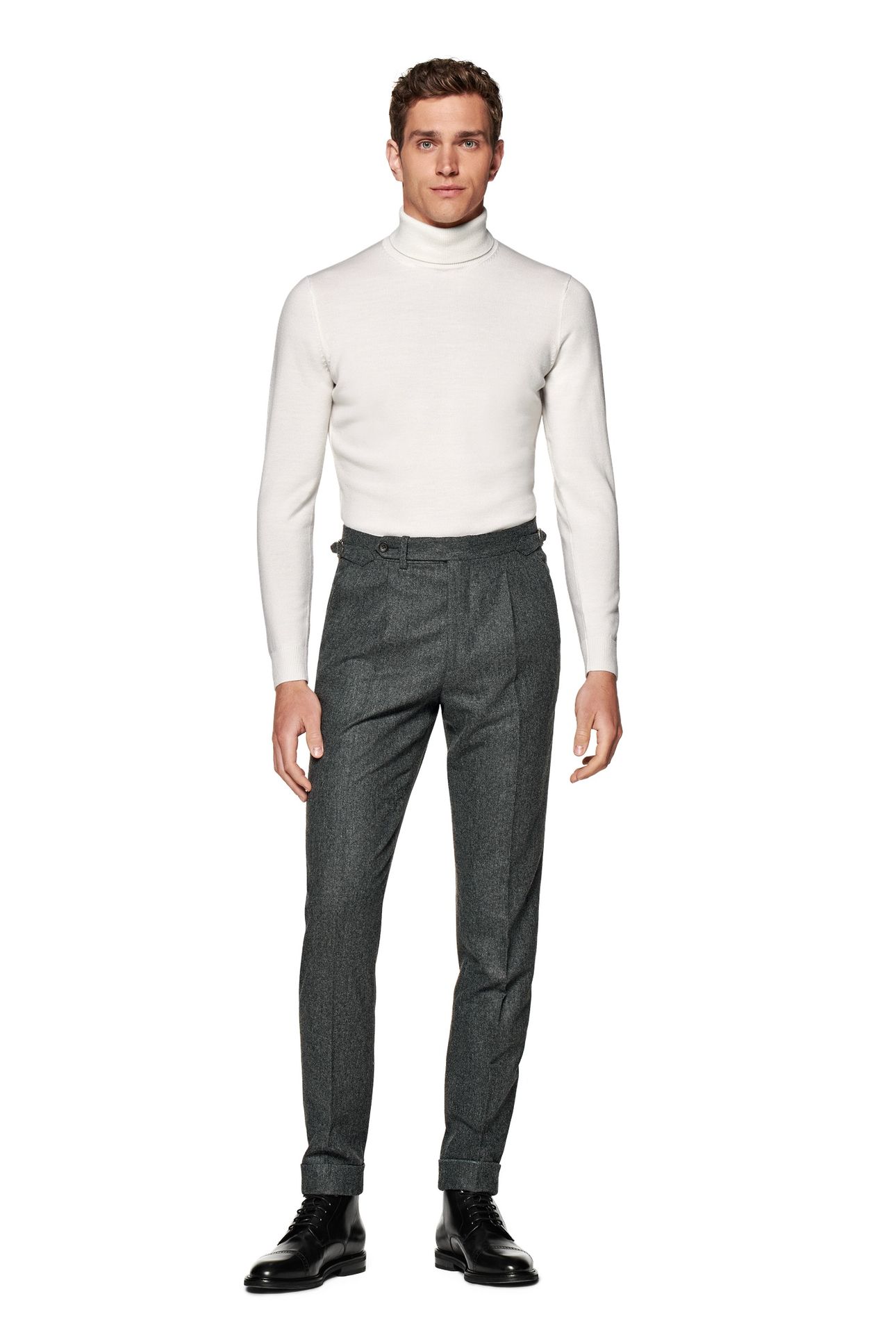 TROUSER-MID-GREY MID GREY 2