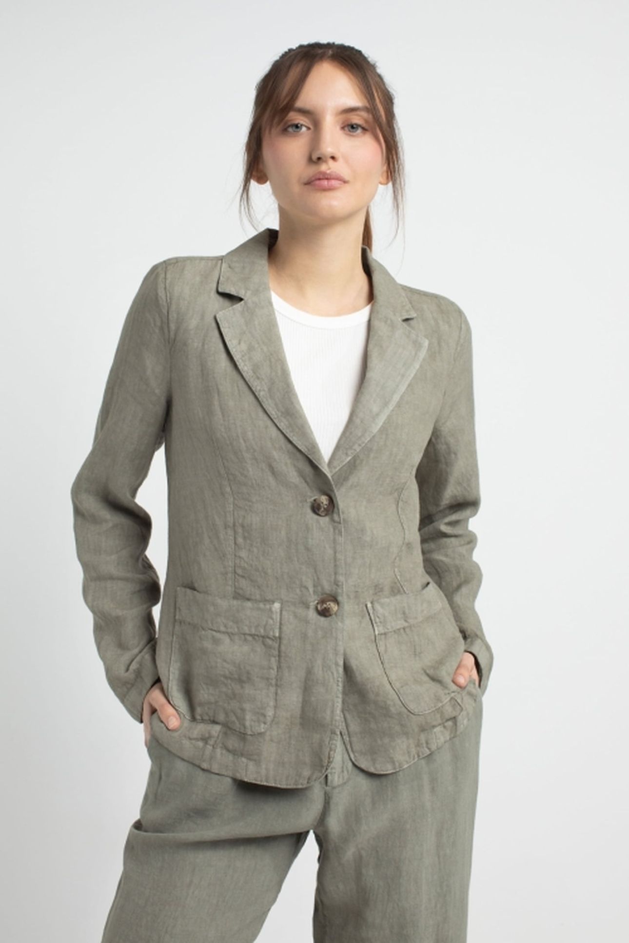 JORRIT BLAZER LIGHT OLIVE 1
