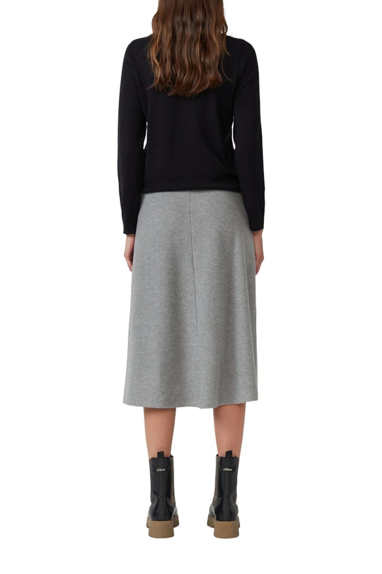 S.OLIVER SKIRTS GREY/BLACK 3