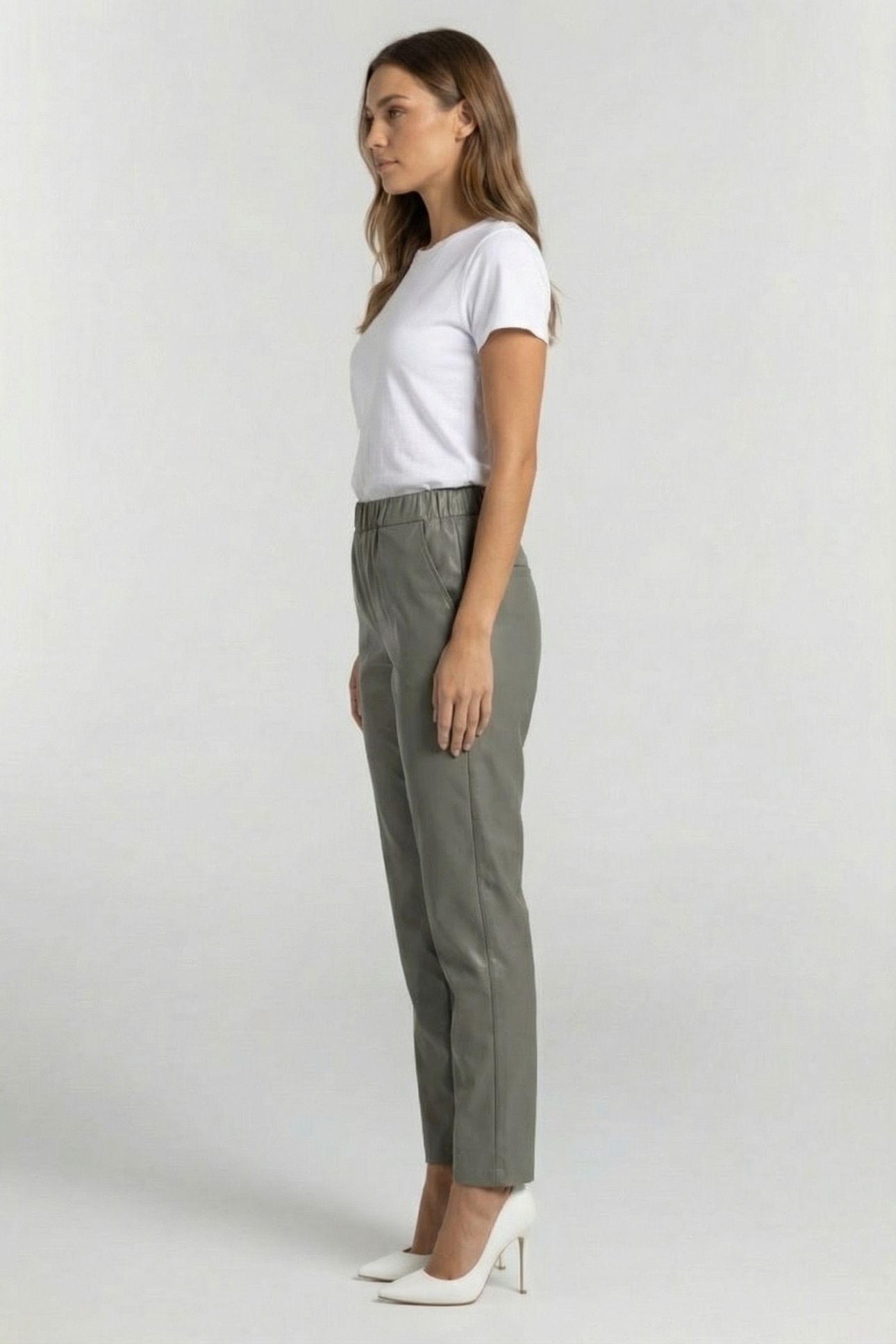 SALLY PANTS MUD GREEN 3